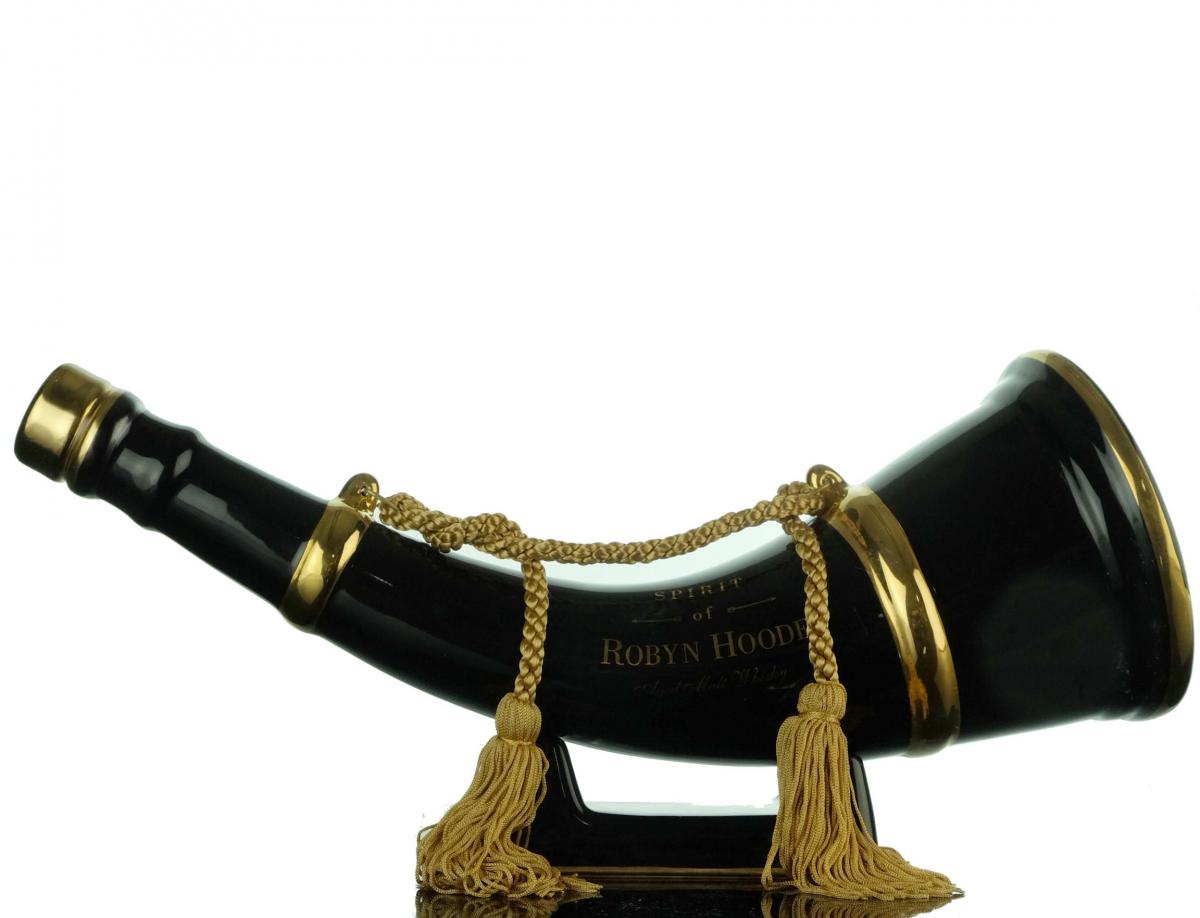 Robyn Hoode Porcelain Hunting Horn - Black