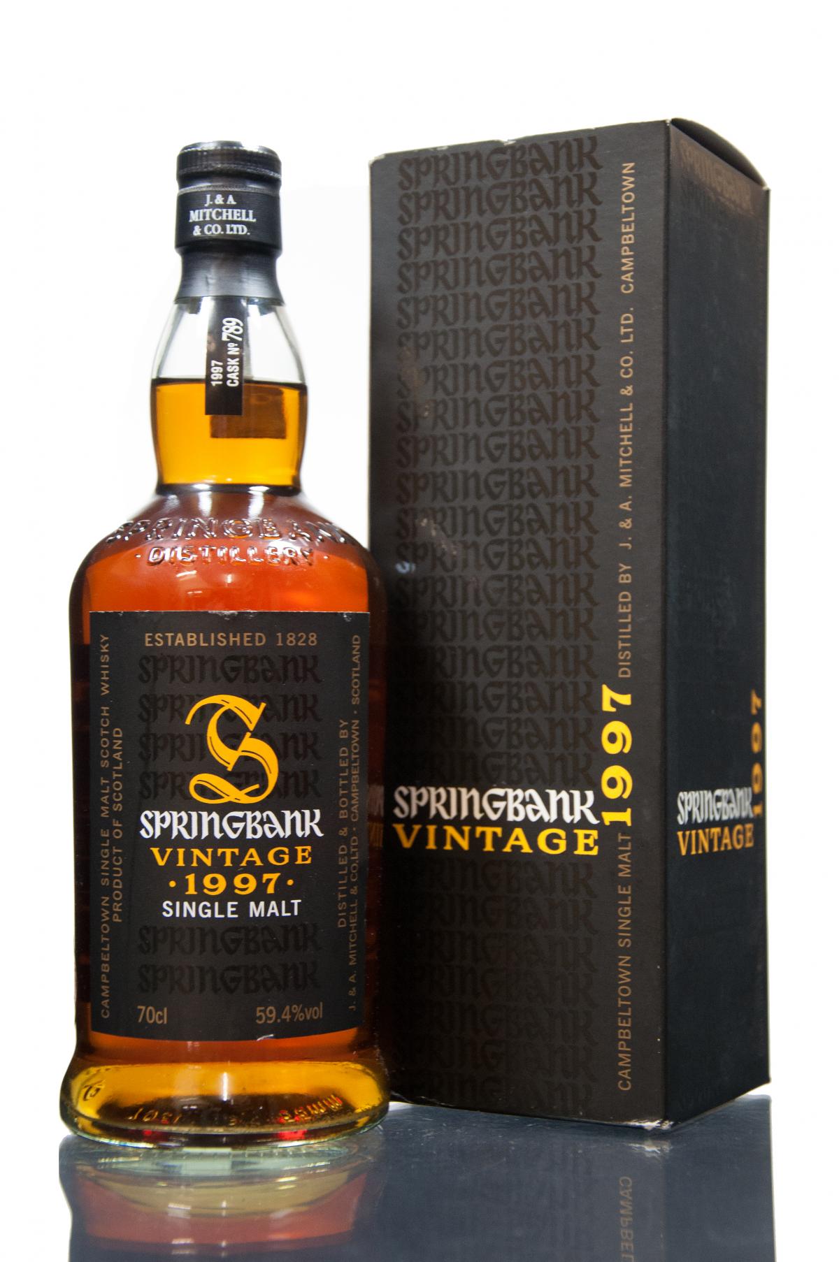 Springbank 1997-2008 - Exclusively For Oddbins - Single Cask 789