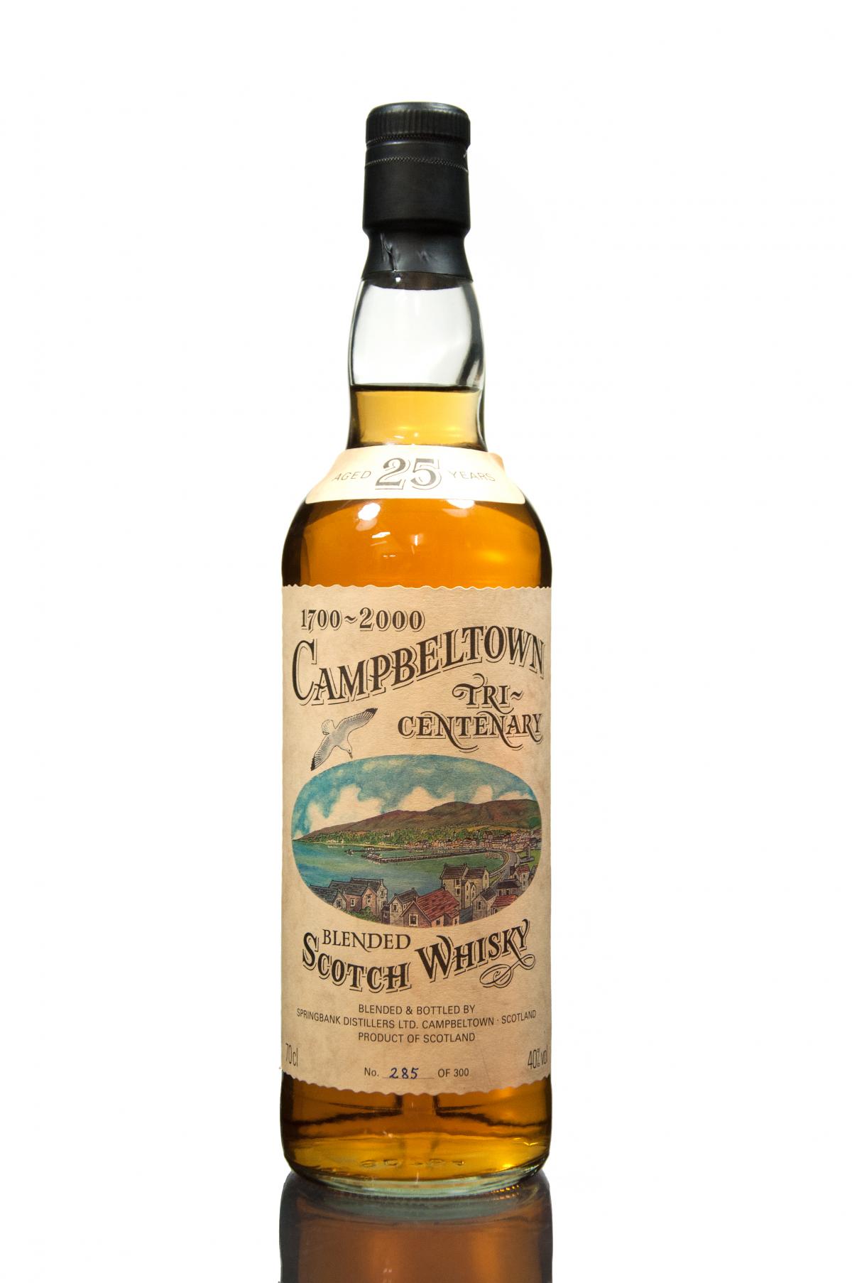 Campbeltown 25 Year Old - Tri-Centenary 1700-2000
