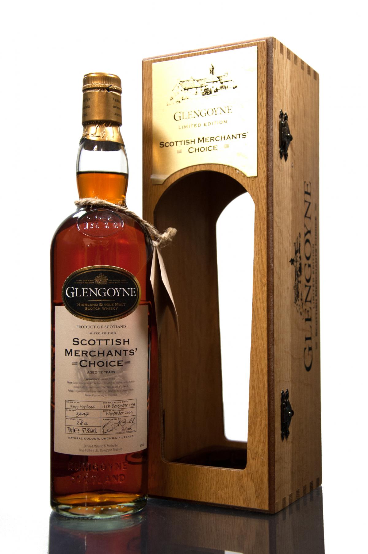 Glengoyne 1996-2009 - Single Cask 3447 - Scottish Merchants Choice