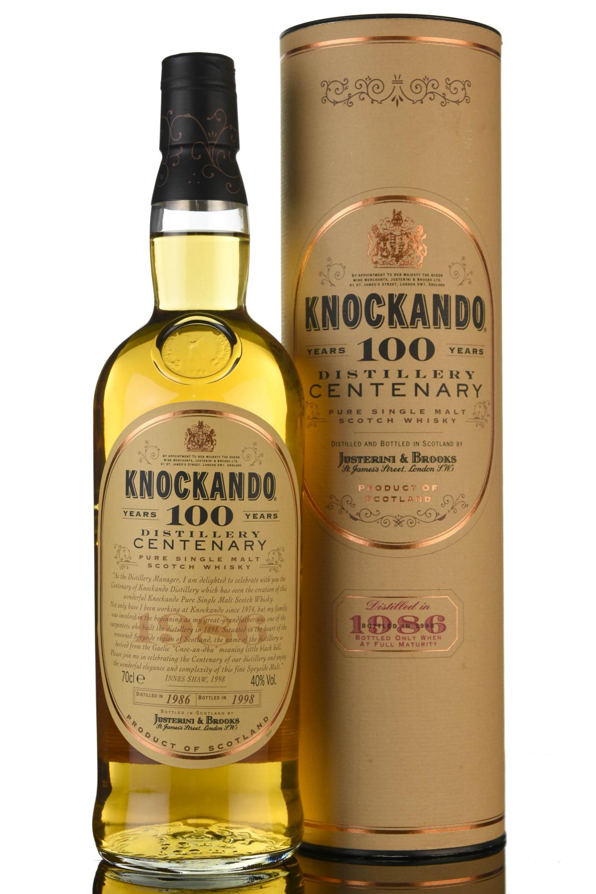 Knockando 1986-1998 - Centenary