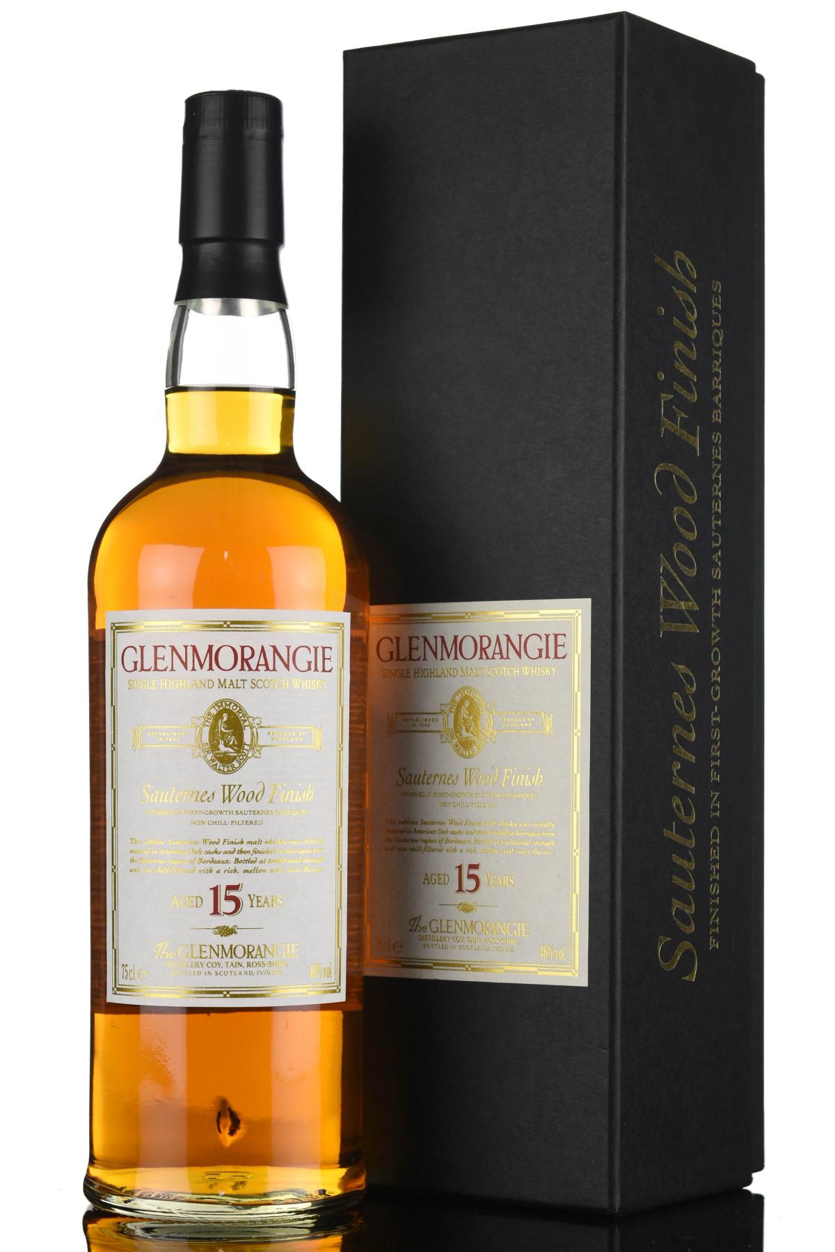 Glenmorangie 15 Year Old - Sauternes Wood Finish