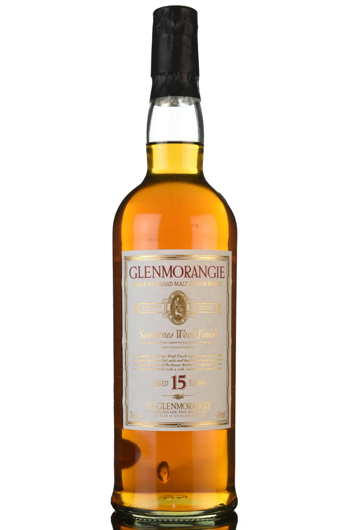 Glenmorangie 15 Year Old - Sauternes Wood Finish