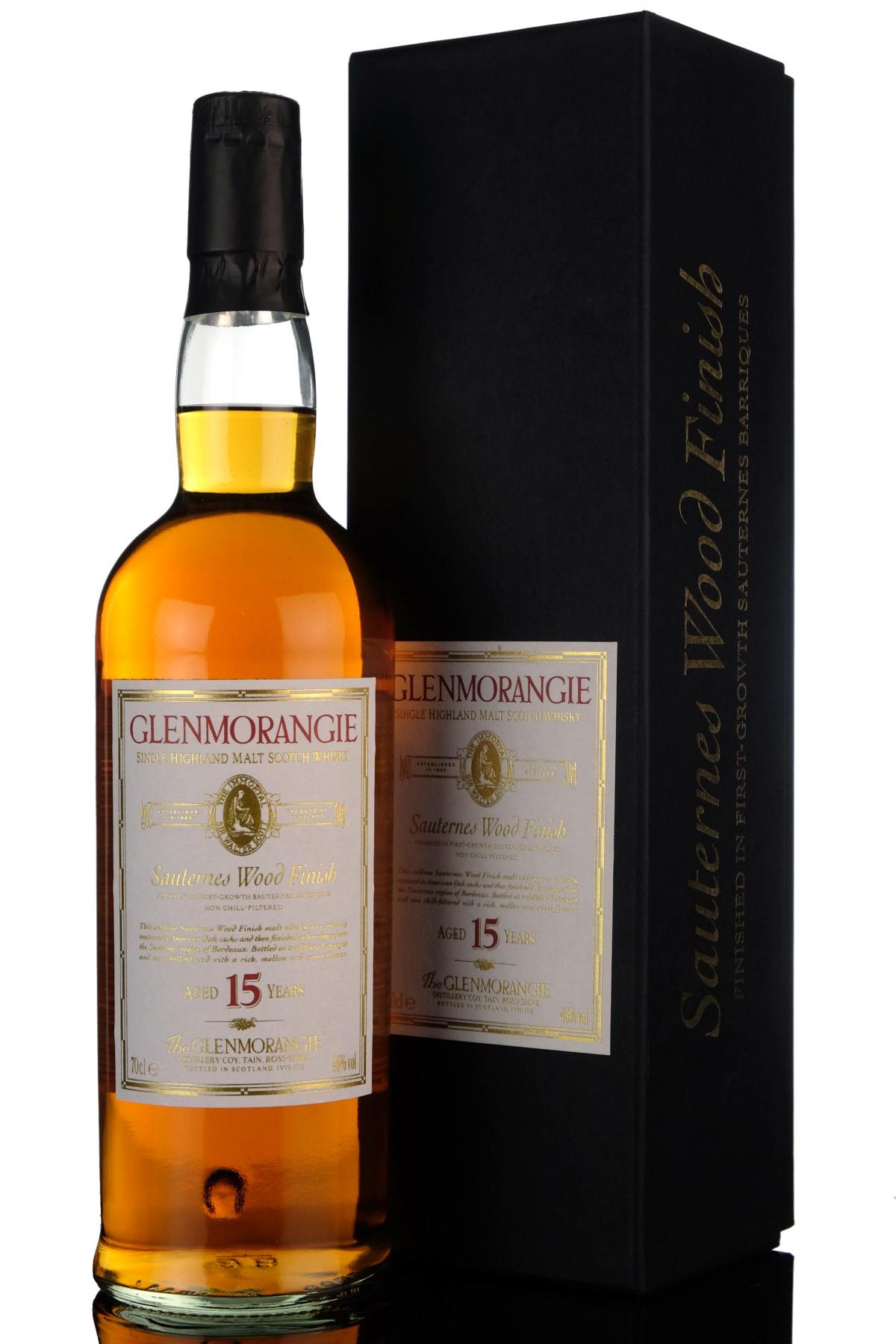 Glenmorangie 15 Year Old - Sauternes Wood Finish