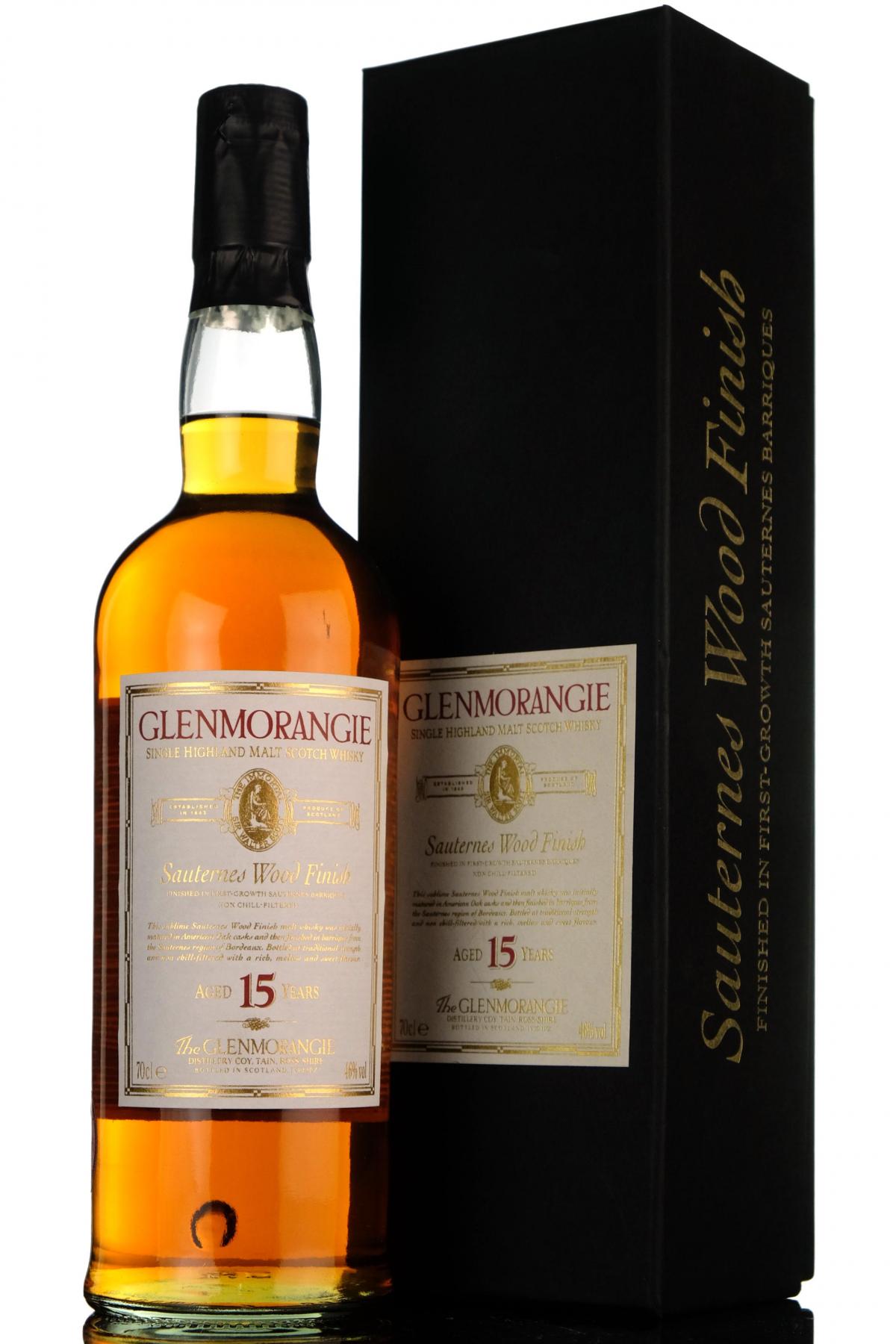 Glenmorangie 15 Year Old - Sauternes Wood Finish