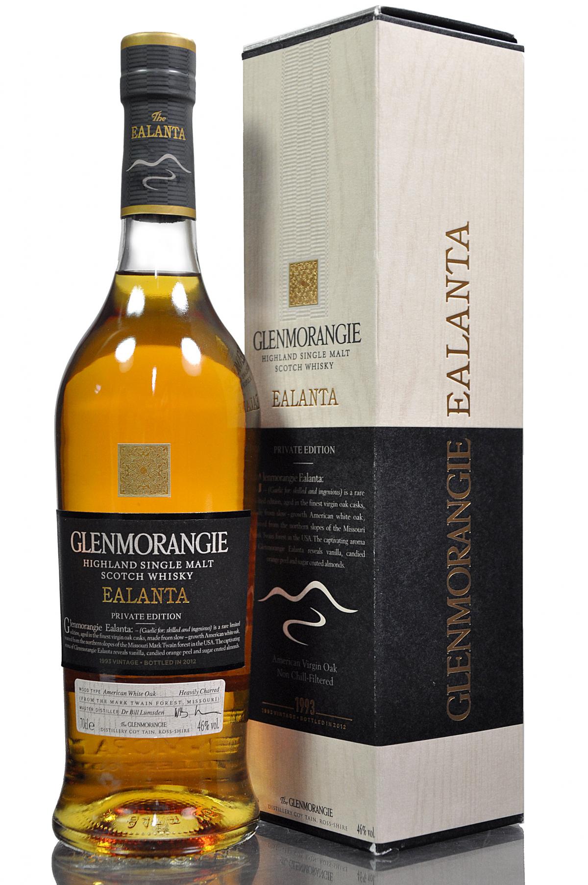 Glenmorangie 1993-2012 - Ealanta Private Edition - 4th release
