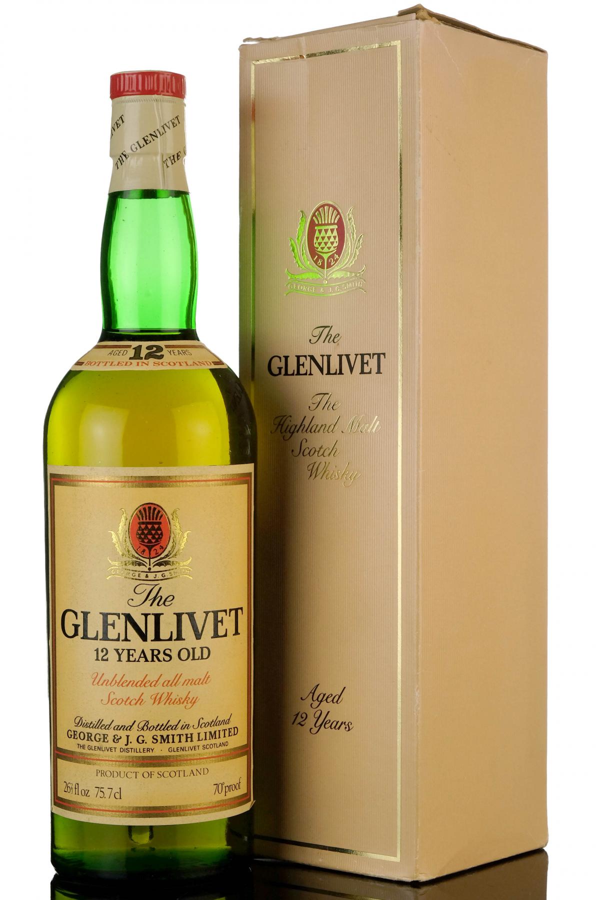 Glenlivet 12 Year Old - Late 1970s