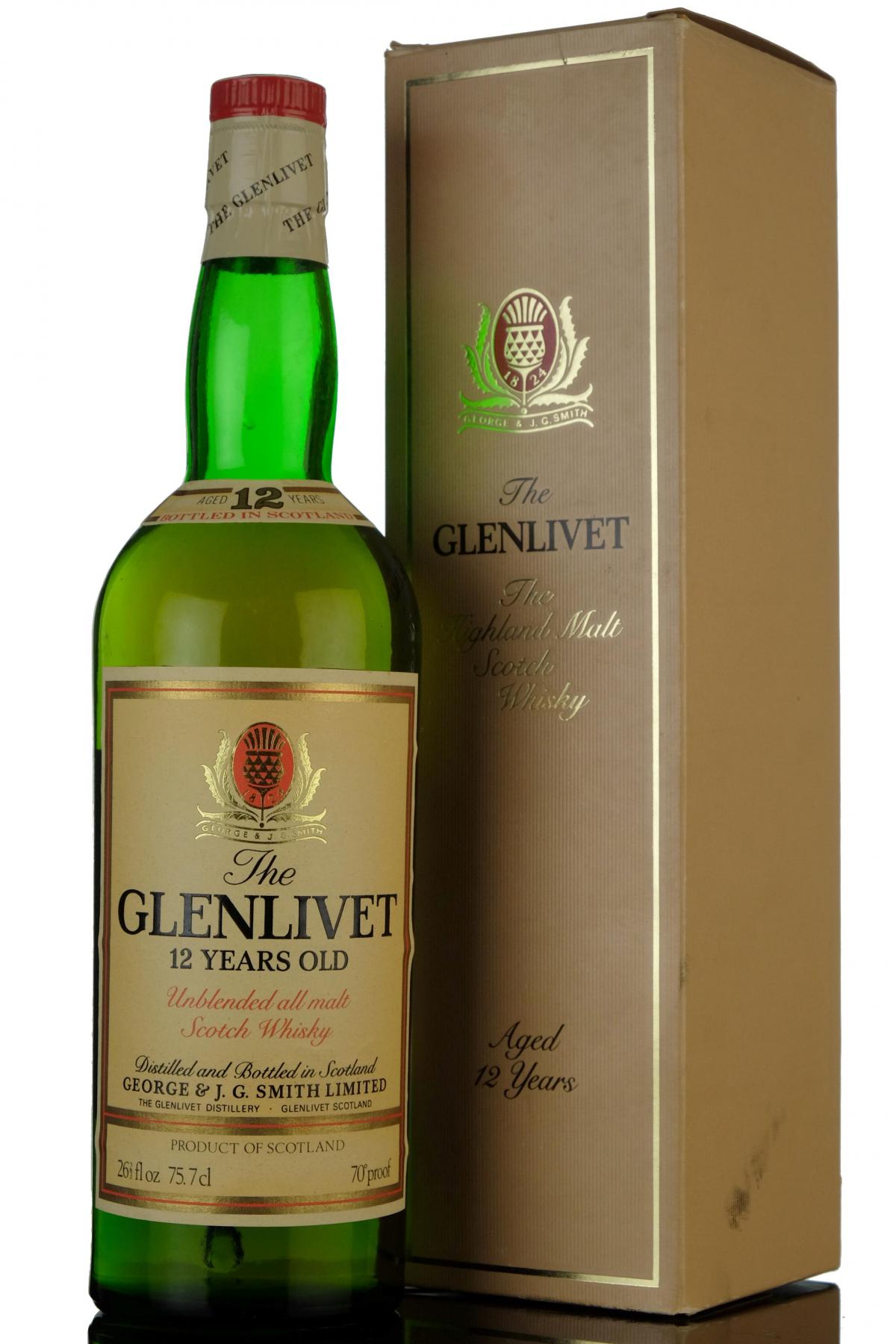 Glenlivet 12 Year Old - Late 1970s