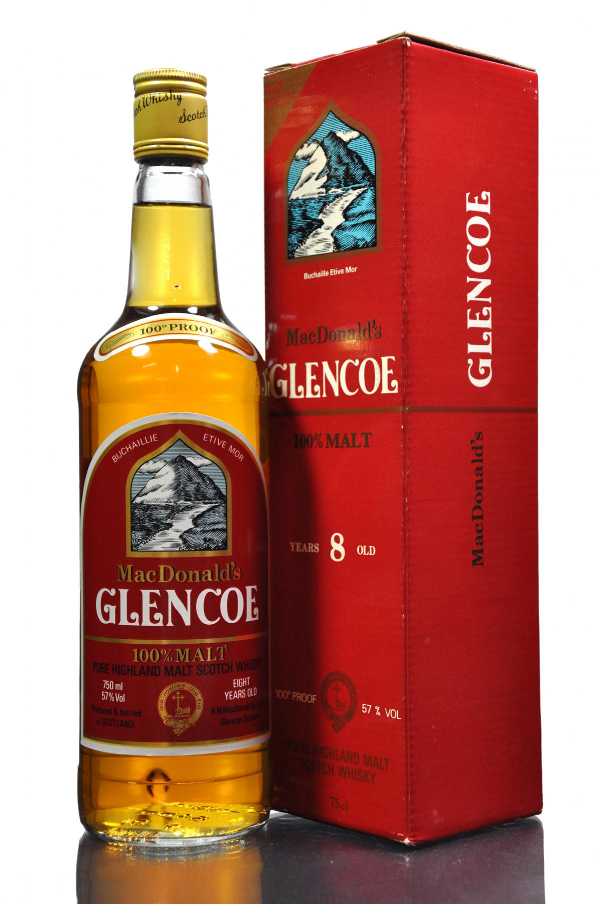 Glencoe 8 Year Old - 100 Proof - 1980s