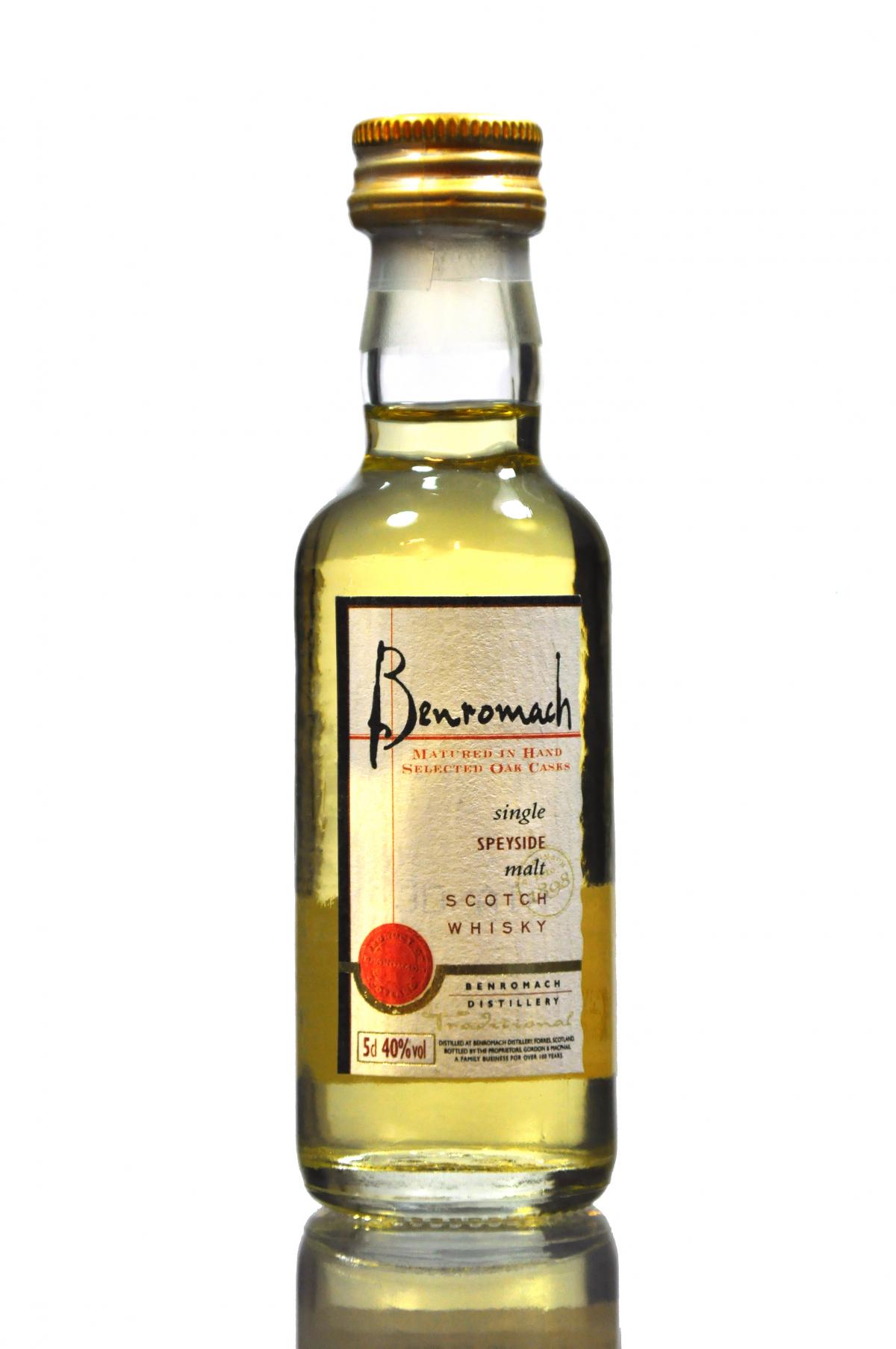 Benromach-Glenlivet 12 Year Old - Gordon & MacPhail Miniature