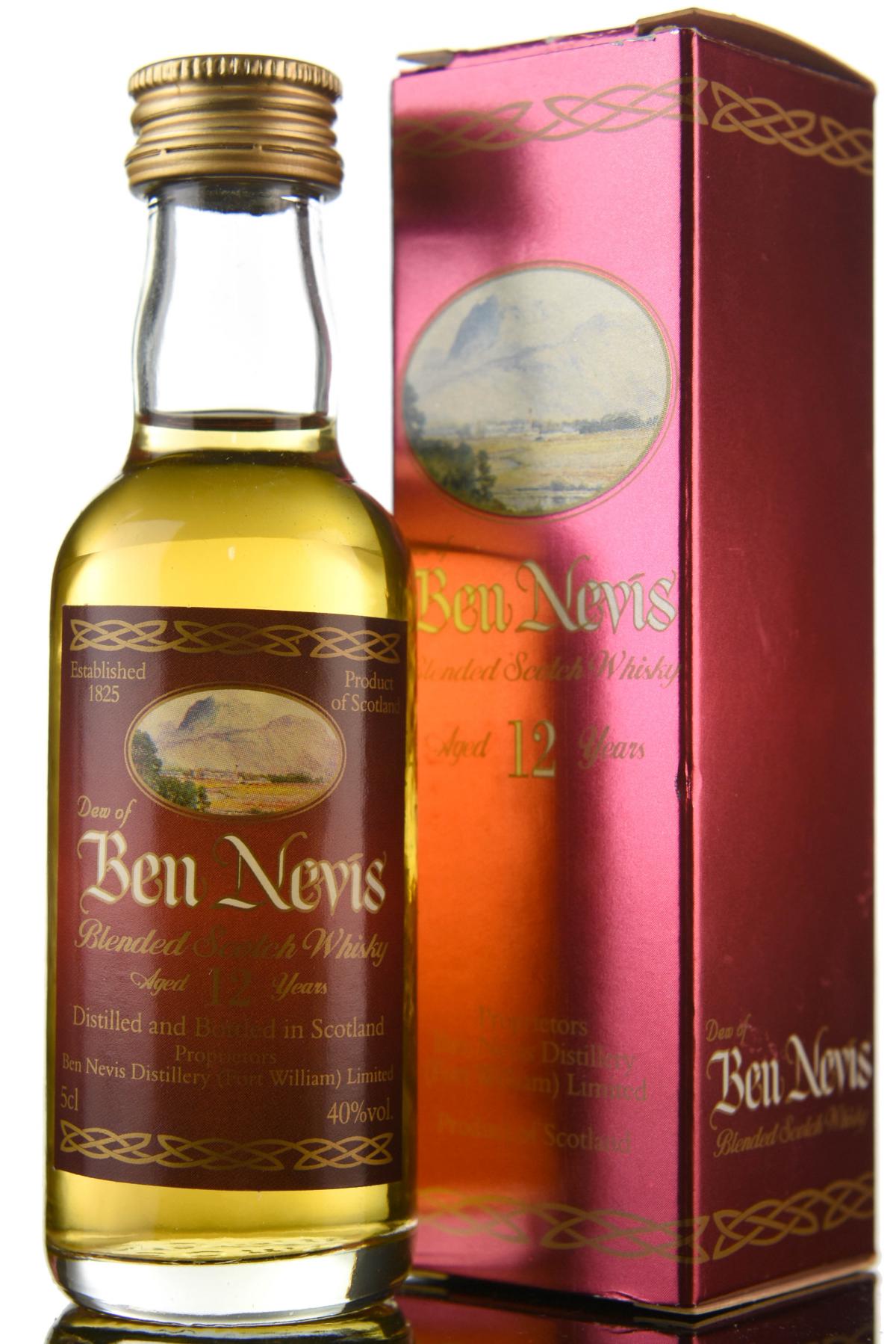 Ben Nevis 12 Year Old Miniature