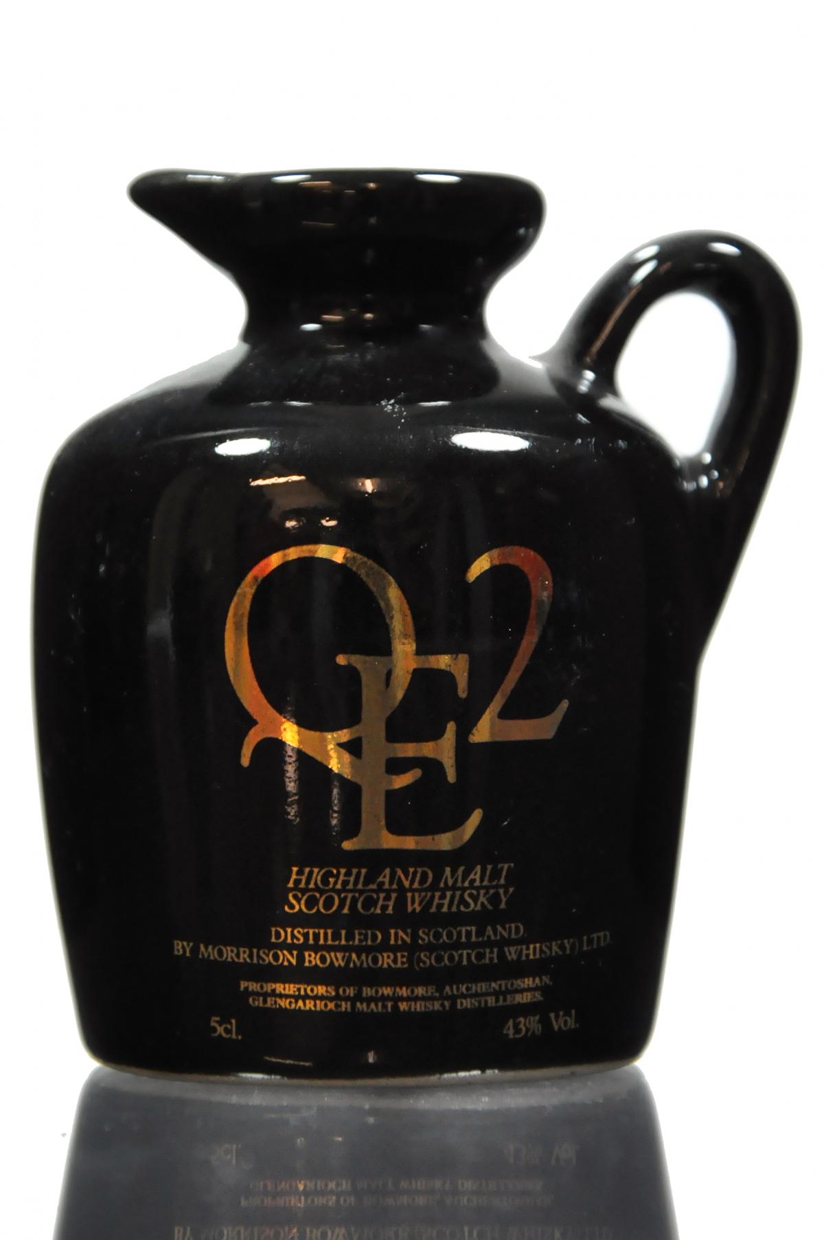 Morrison Bowmore QE2 Ceramic Miniature