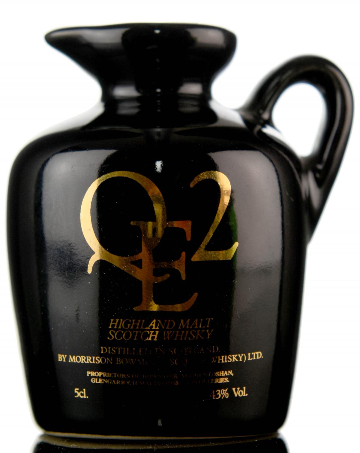 Morrison Bowmore QE2 Ceramic Miniature