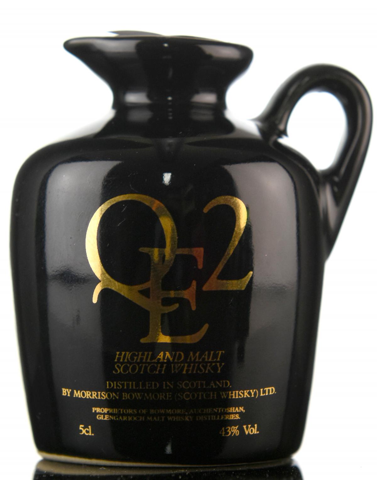 Morrison Bowmore QE2 Ceramic Miniature