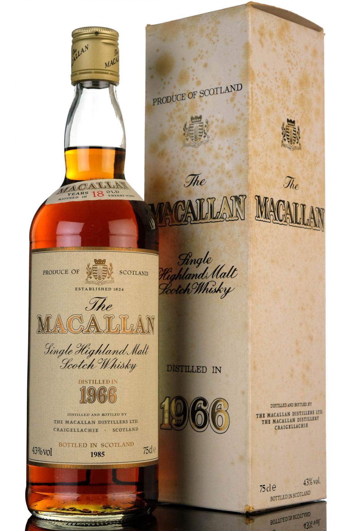 Macallan 1966-1985 - 18 Year Old