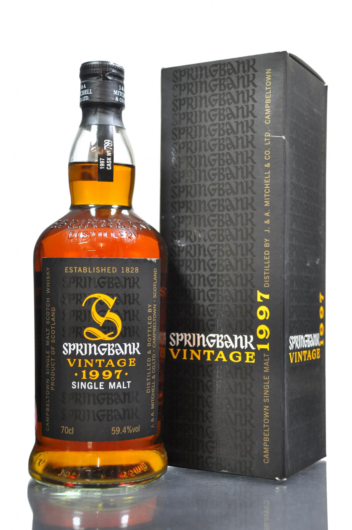 Springbank 1997-2008 - Exclusively For Oddbins - Single Cask 789