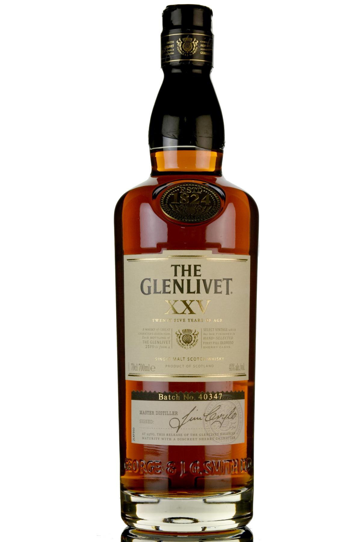 Glenlivet 25 Year Old - XXV