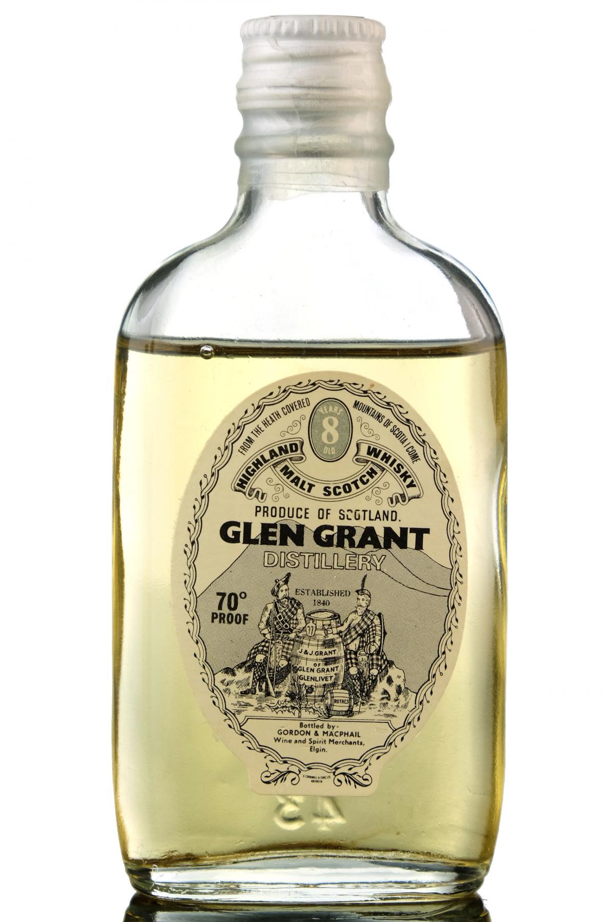 Glen Grant 8 Year Old - 70 Proof - Gordon & MacPhail Miniature
