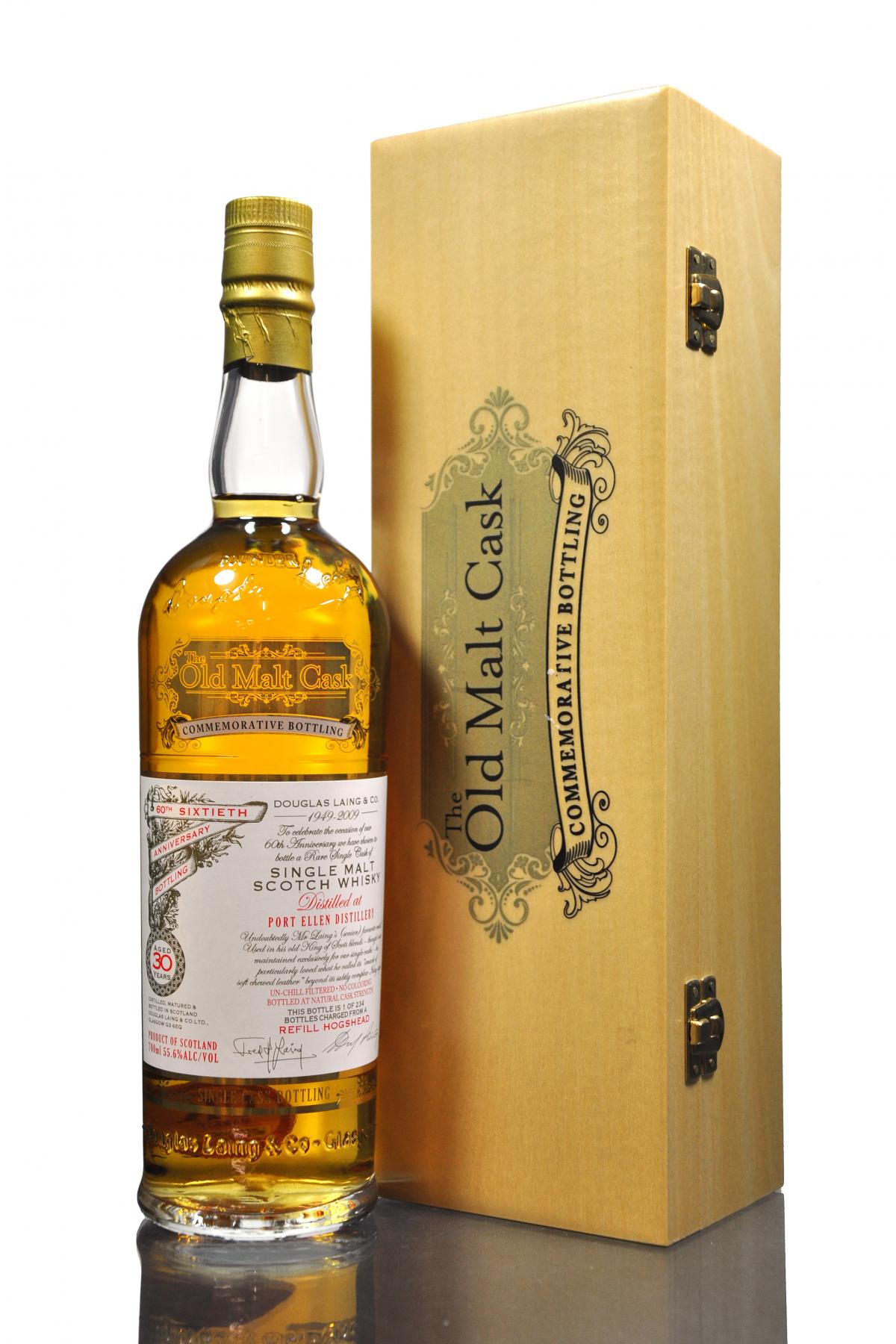 Port Ellen 30 Year Old - Douglas Laing - Old Malt Cask - 60th Anniversary