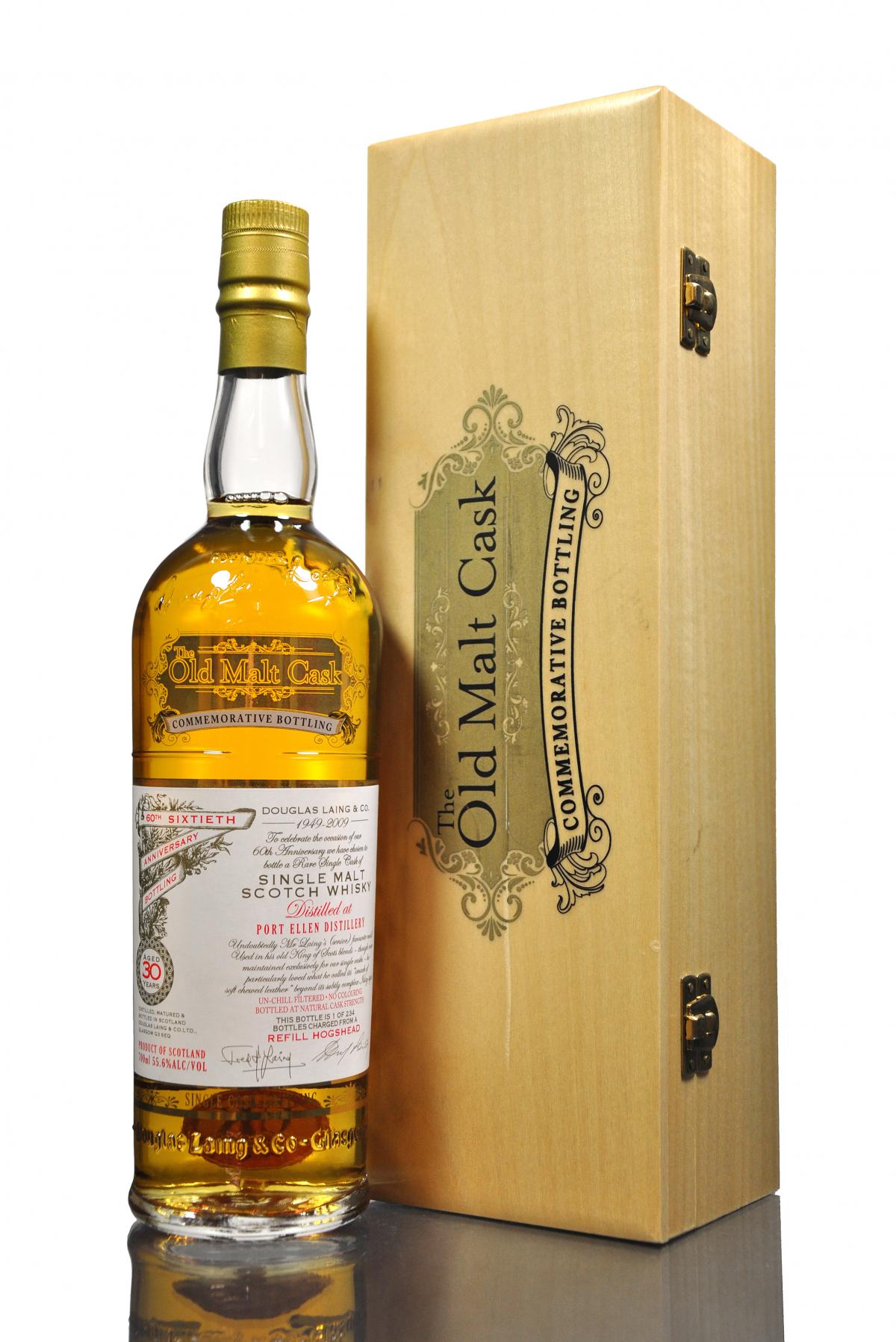 Port Ellen 30 Year Old - Douglas Laing - Old Malt Cask - 60th Anniversary