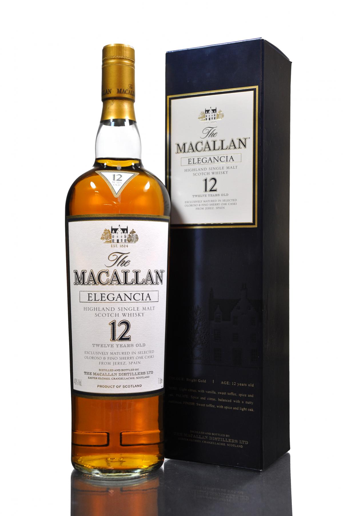 Macallan Elegancia - 12 Year Old - 1 Litre