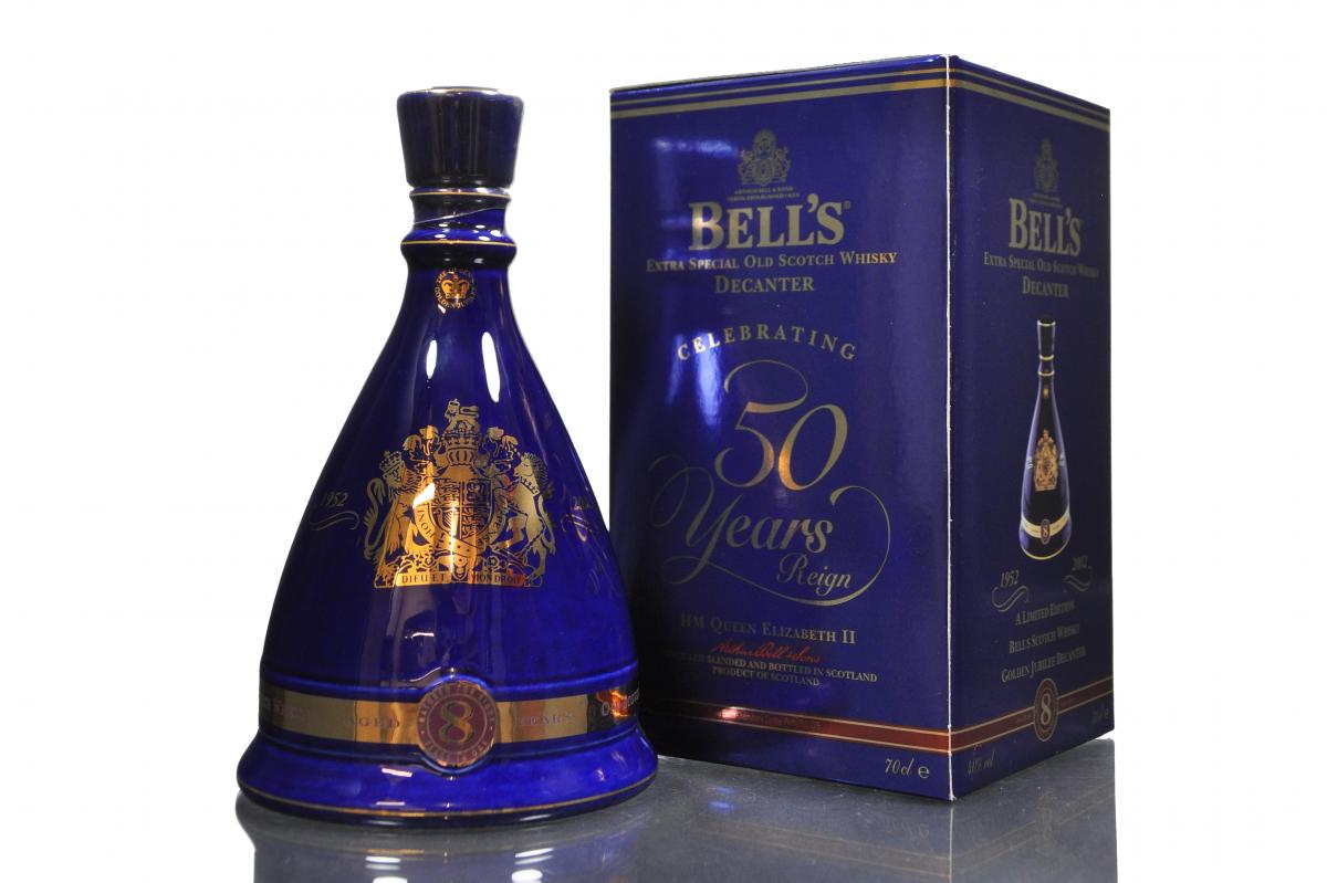Bells Golden Jubilee 50 Years Reign 1952-2002 Of Her Majesty Queen Elizabeth II