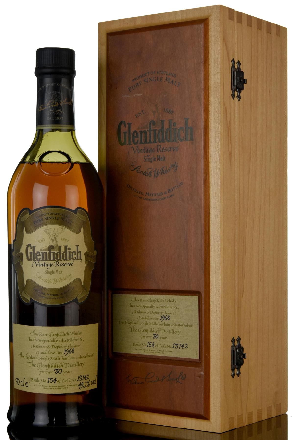 Glenfiddich 1968 30 Vintage Reserve Single Cask 13142
