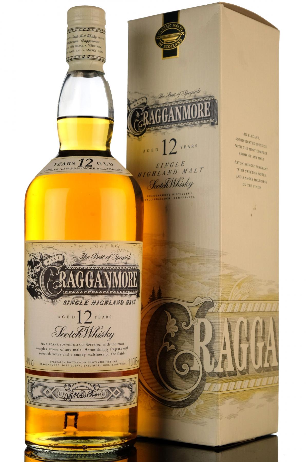 Cragganmore 12 Year Old - 1 Litre