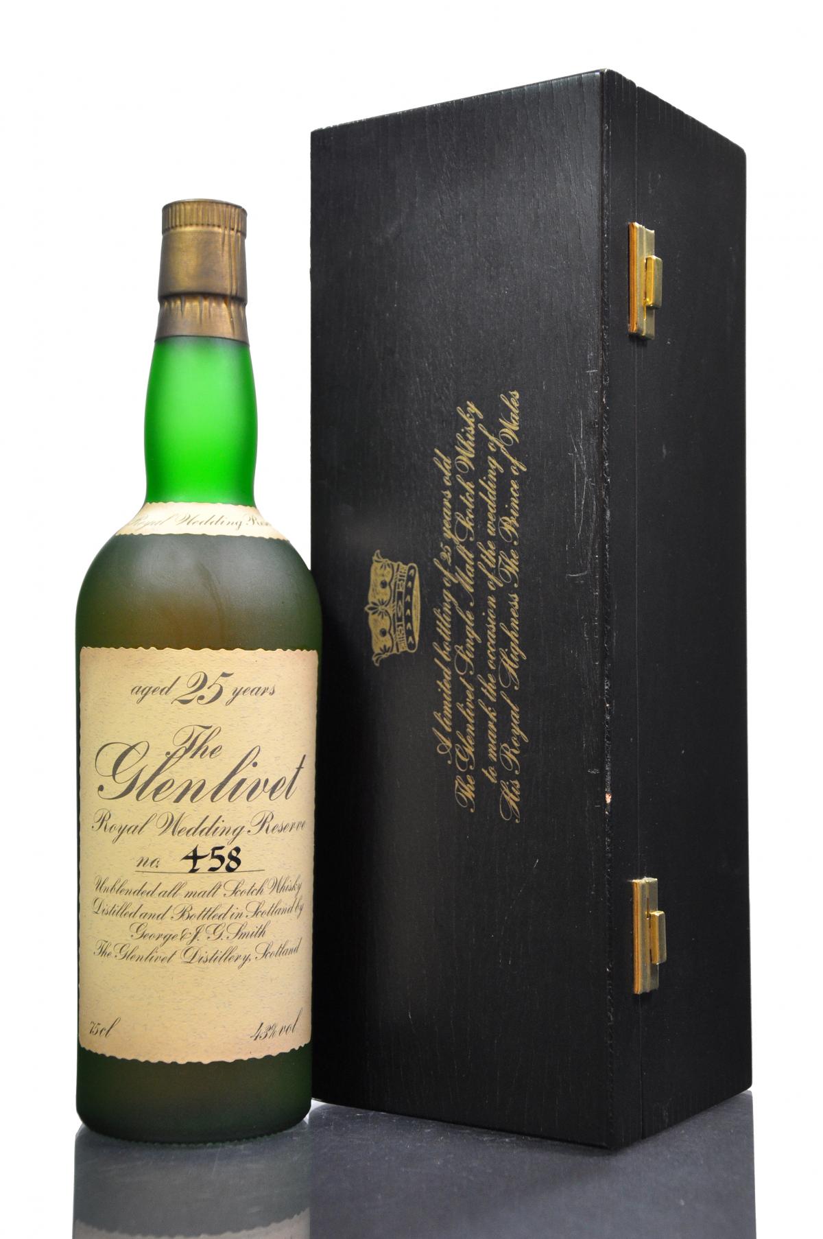 Glenlivet 25 Year Old - Royal Wedding