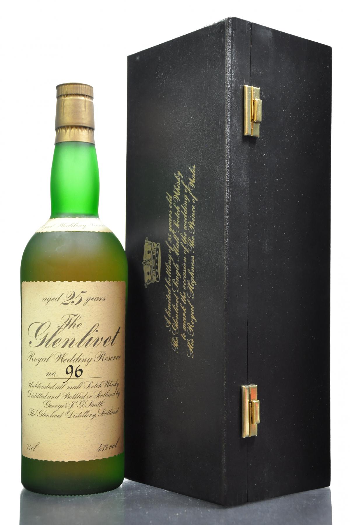 Glenlivet 25 Year Old - Royal Wedding