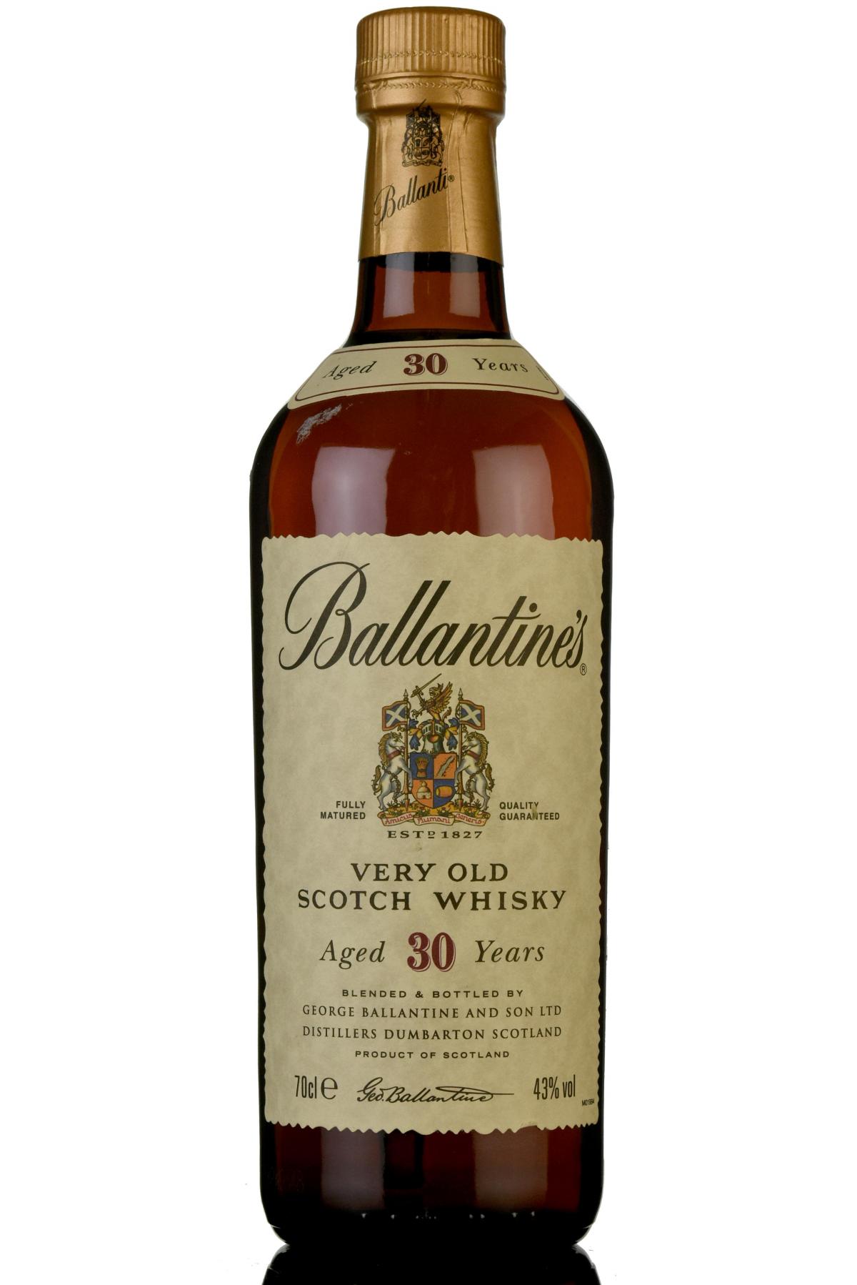 Ballantines 30 Year Old