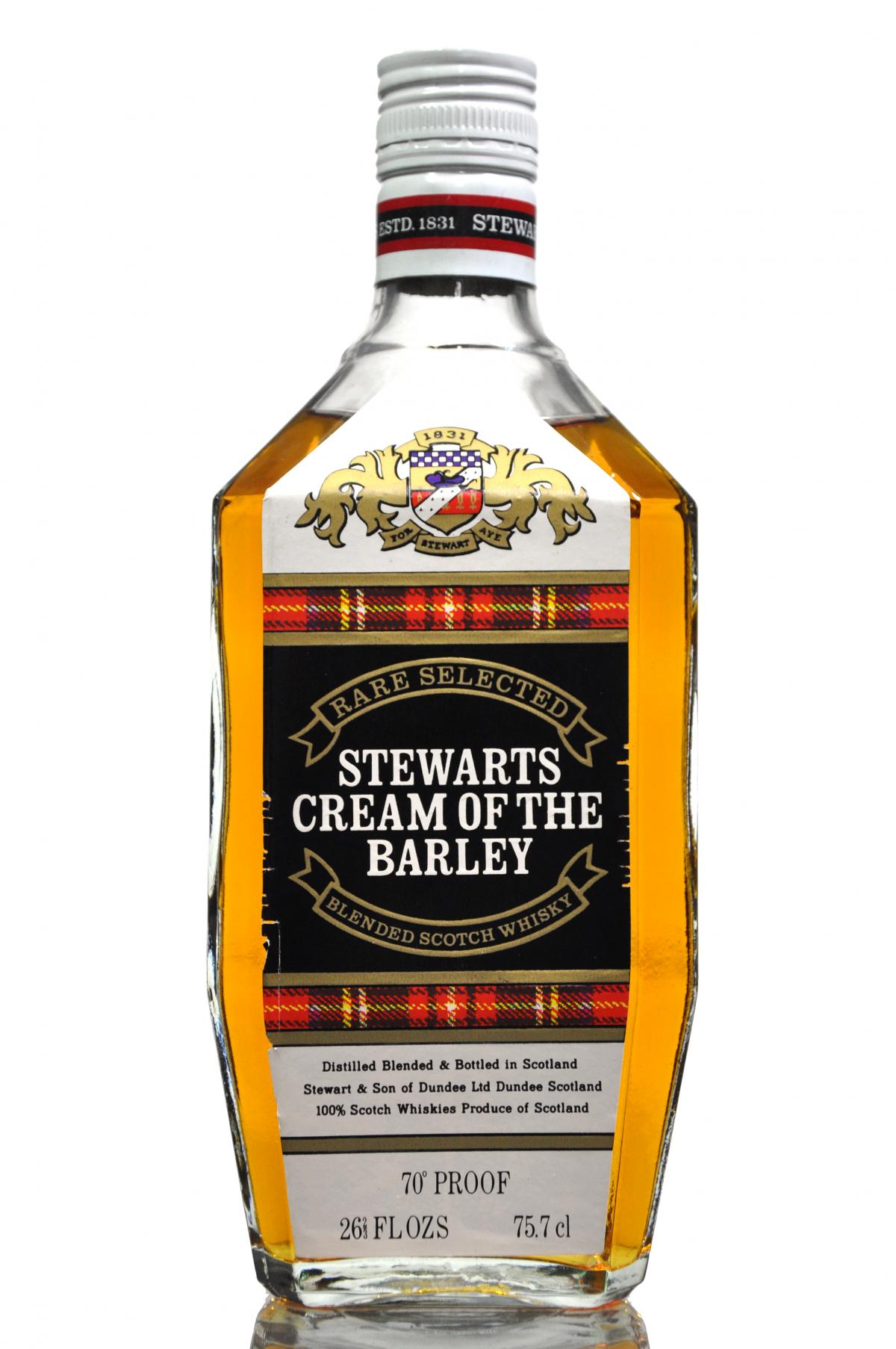 Stewarts Cream Of The Barley - 1970s