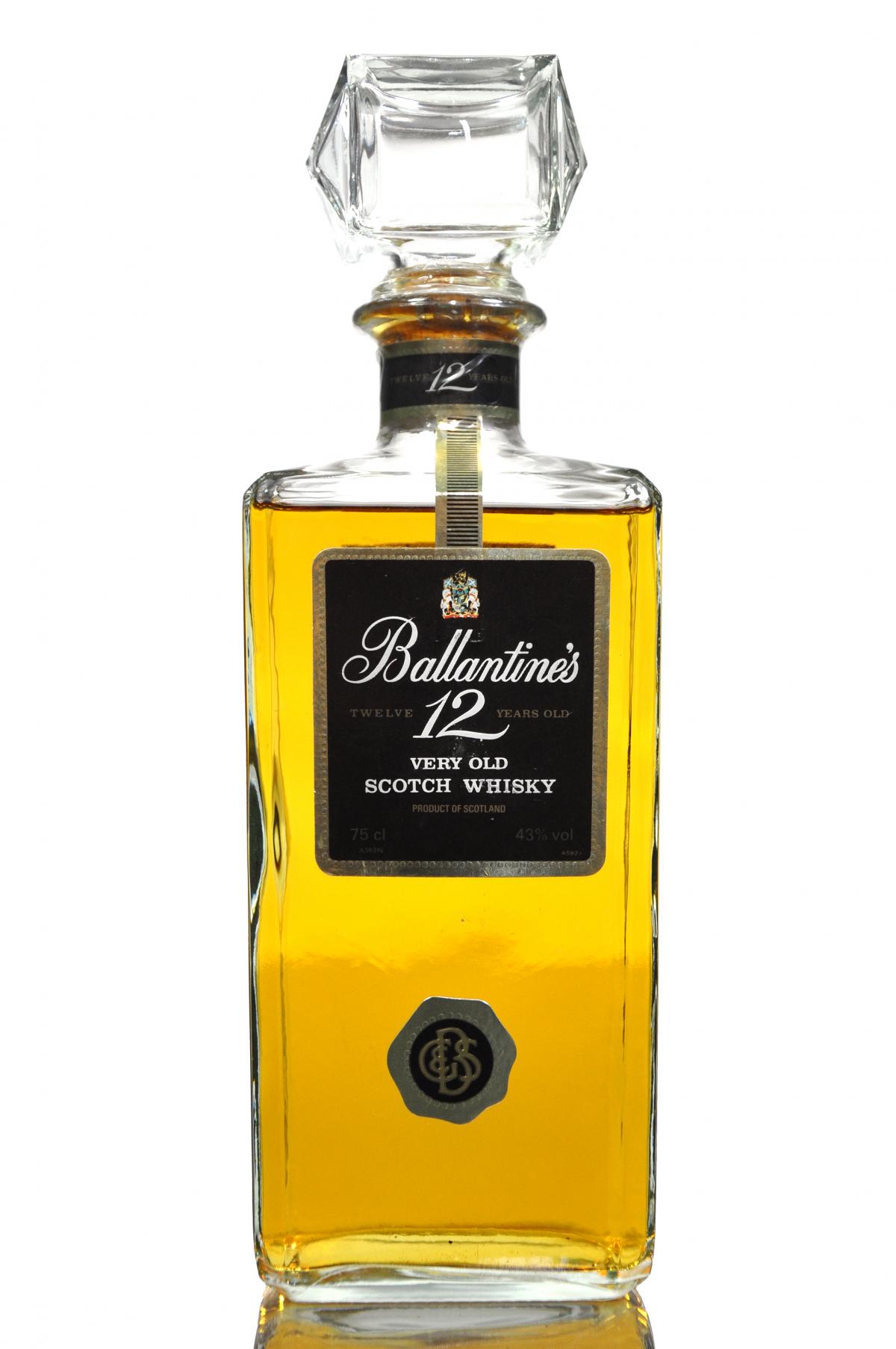 Ballantines 12 Year Old - 1980s