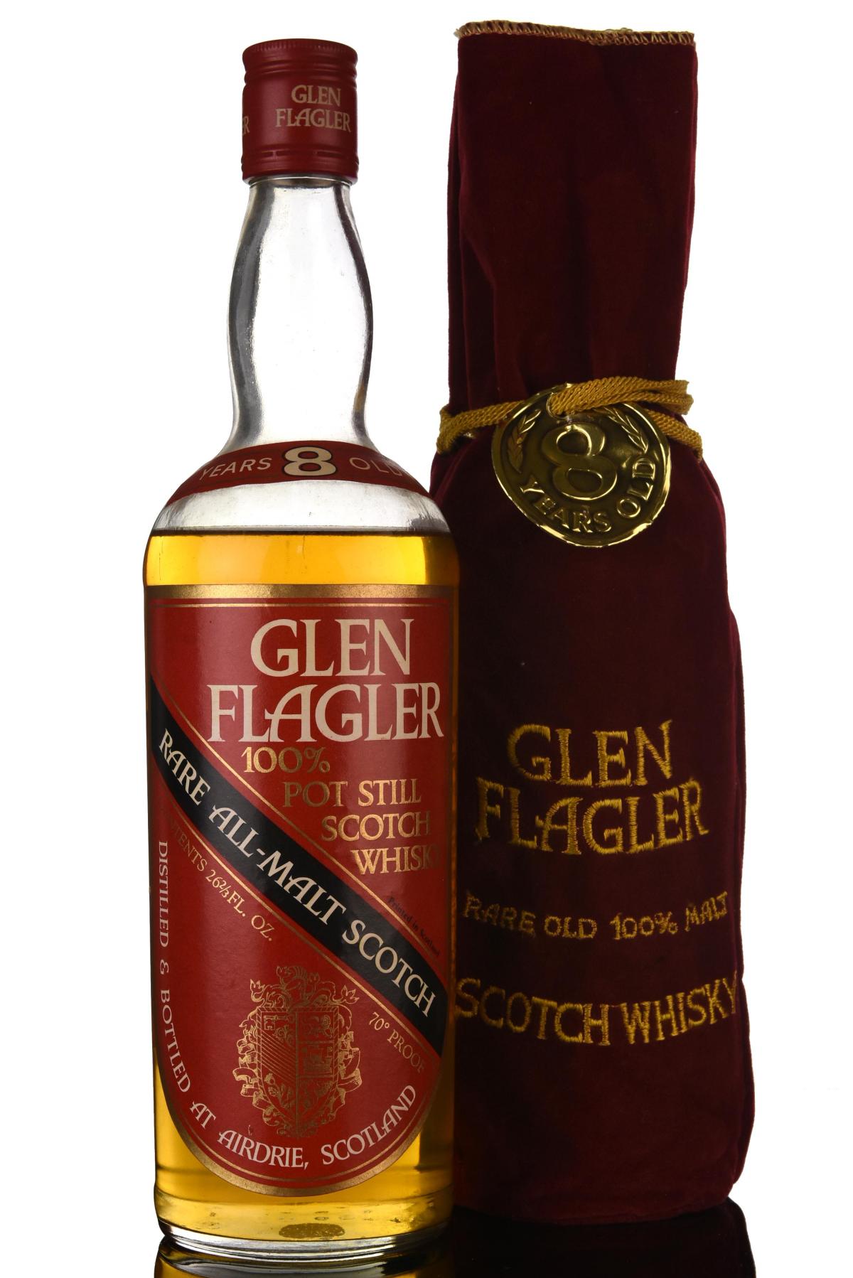 Glen Flagler 8 Year Old - All Malt - 1970s