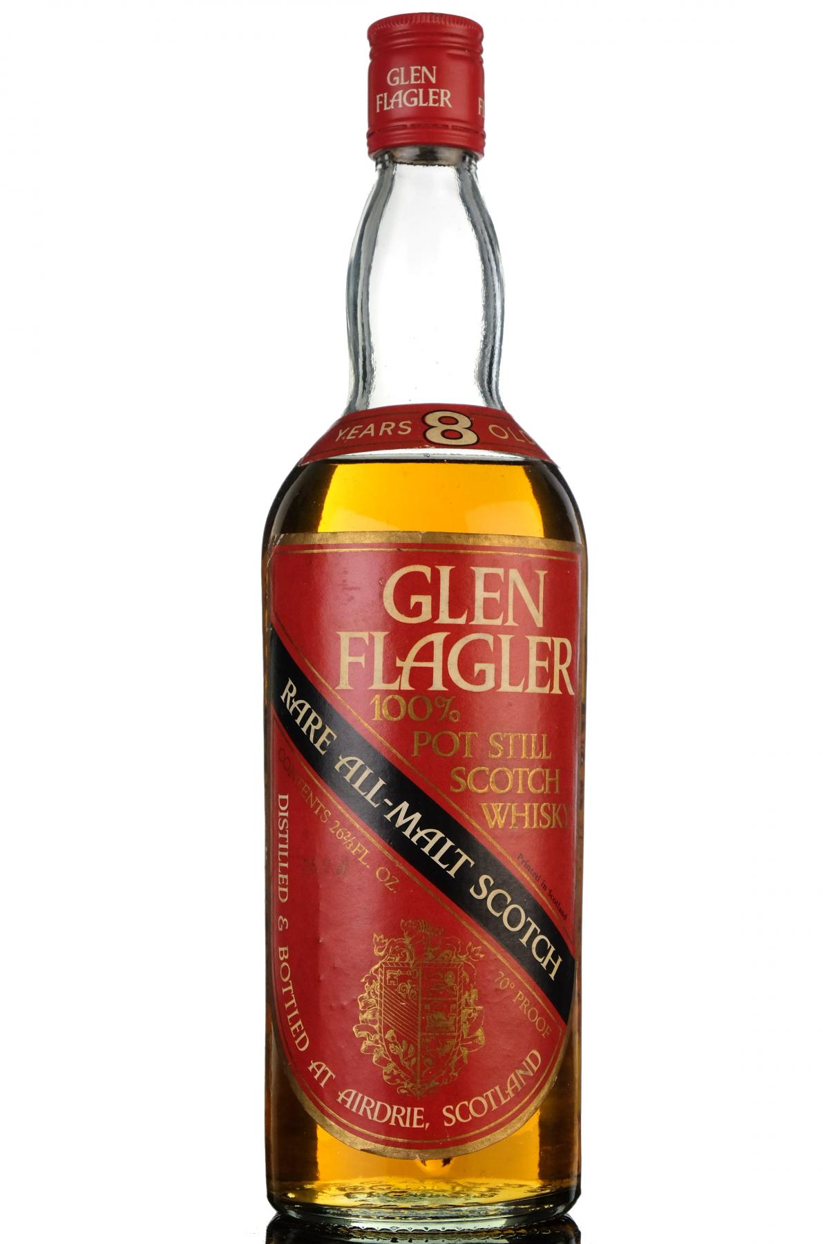 Glen Flagler 8 Year Old - All Malt - 1970s