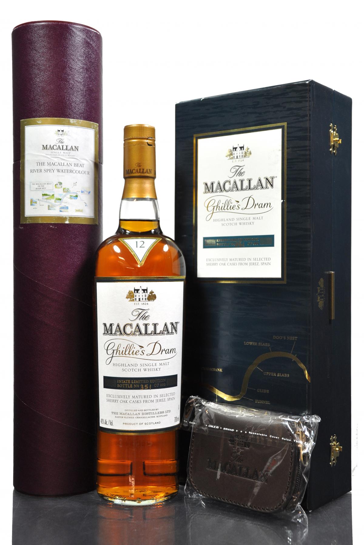 Macallan Ghillies Dram - With Print And Fly Pouch