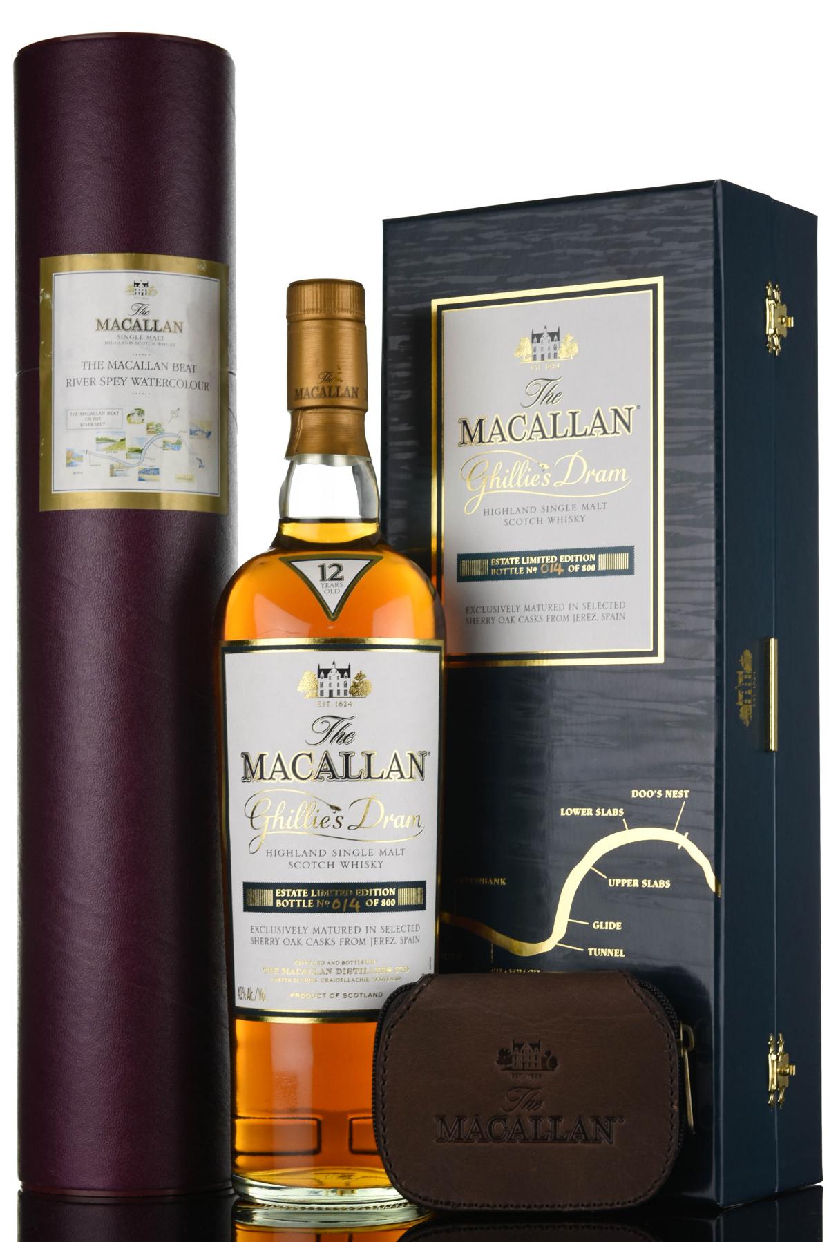 Macallan Ghillies Dram - With Print And Fly Pouch