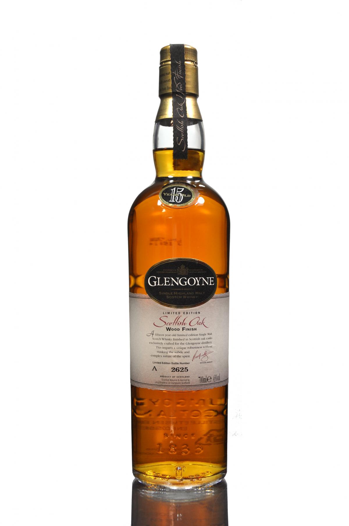 Glengoyne 15 Year Old - Scottish Oak Wood Finish