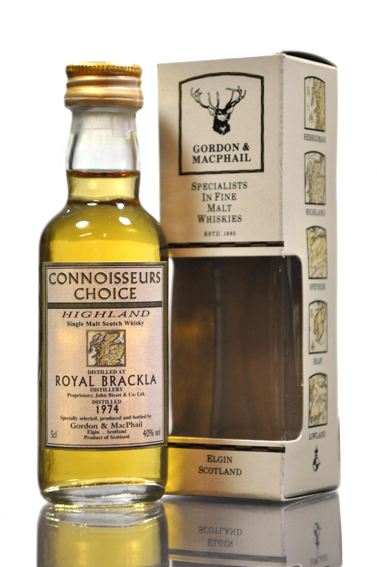 Royal Brackla 1974 - Connoisseurs Choice Miniature