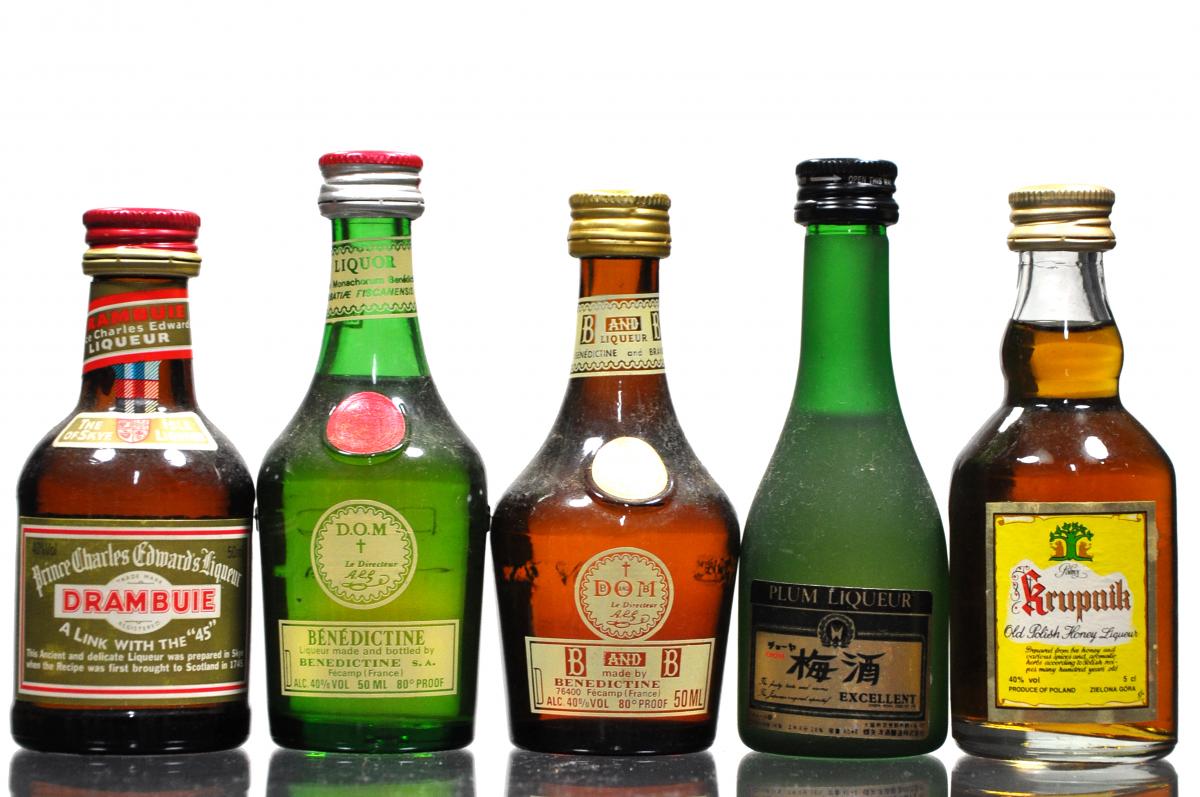 5 x Liqueur Miniatures
