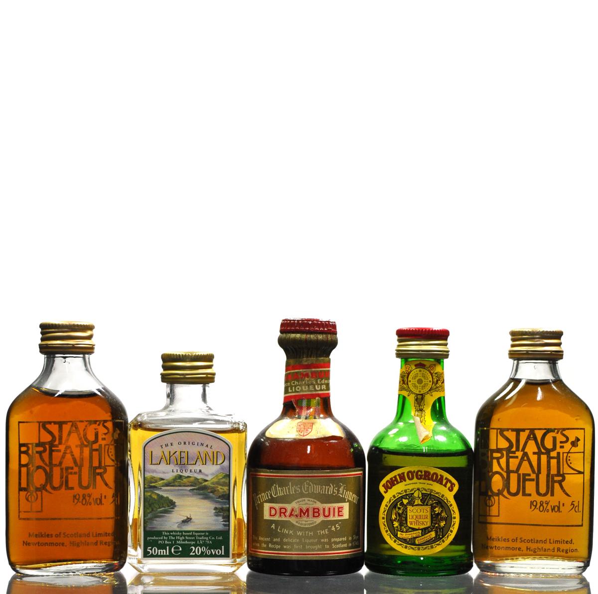 5 x Liqueur Miniatures