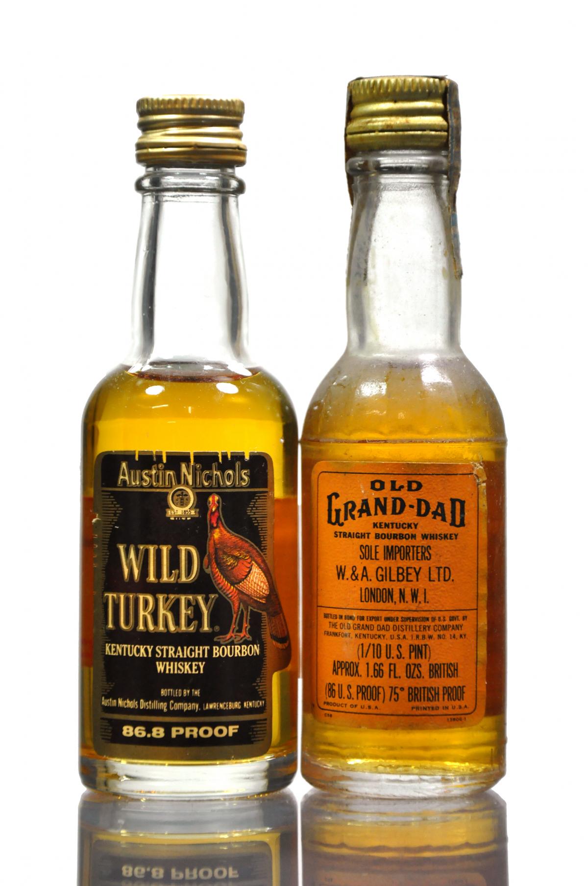2 x Bourbon Miniatures