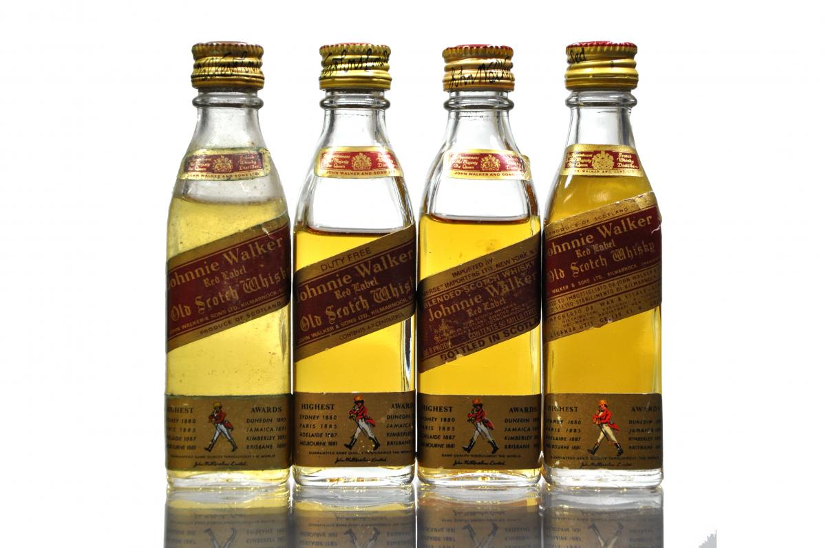 4 x Johnnie Walker