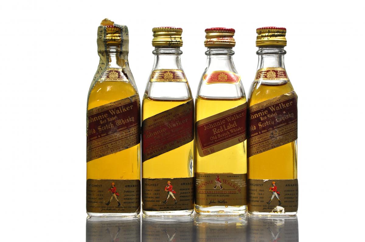4 x Johnnie Walker