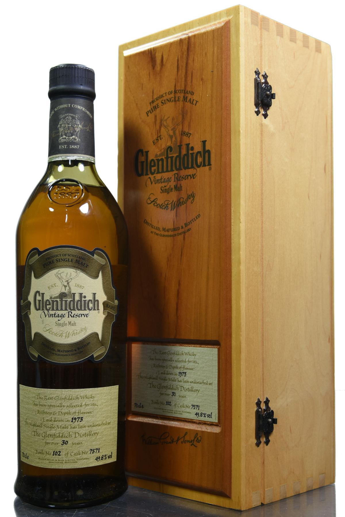 Glenfiddich 1973 - 30 Year Old - Vintage Reserve - Single Cask 7571