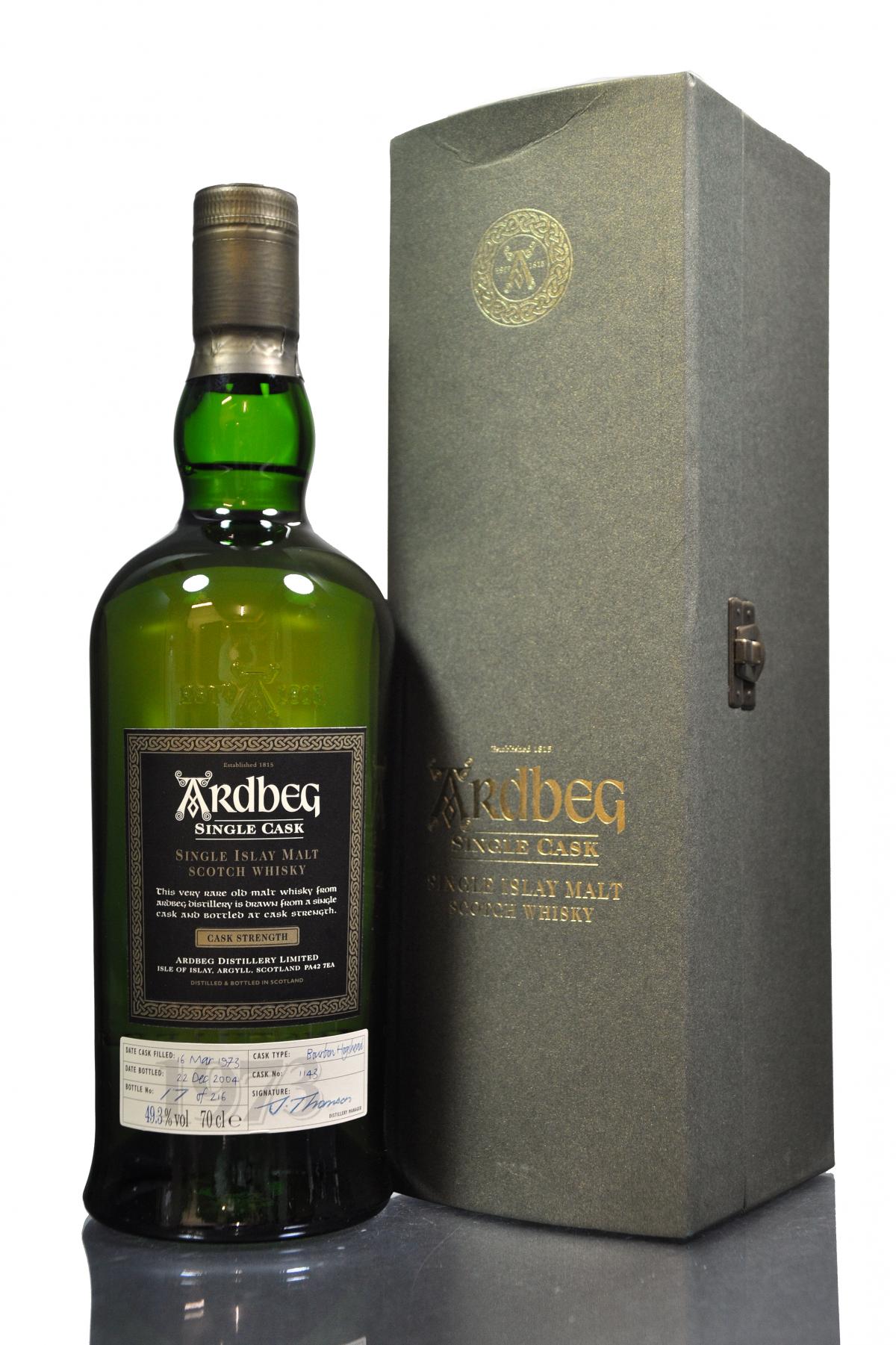 Ardbeg 1973-2004 - Single Cask 1143