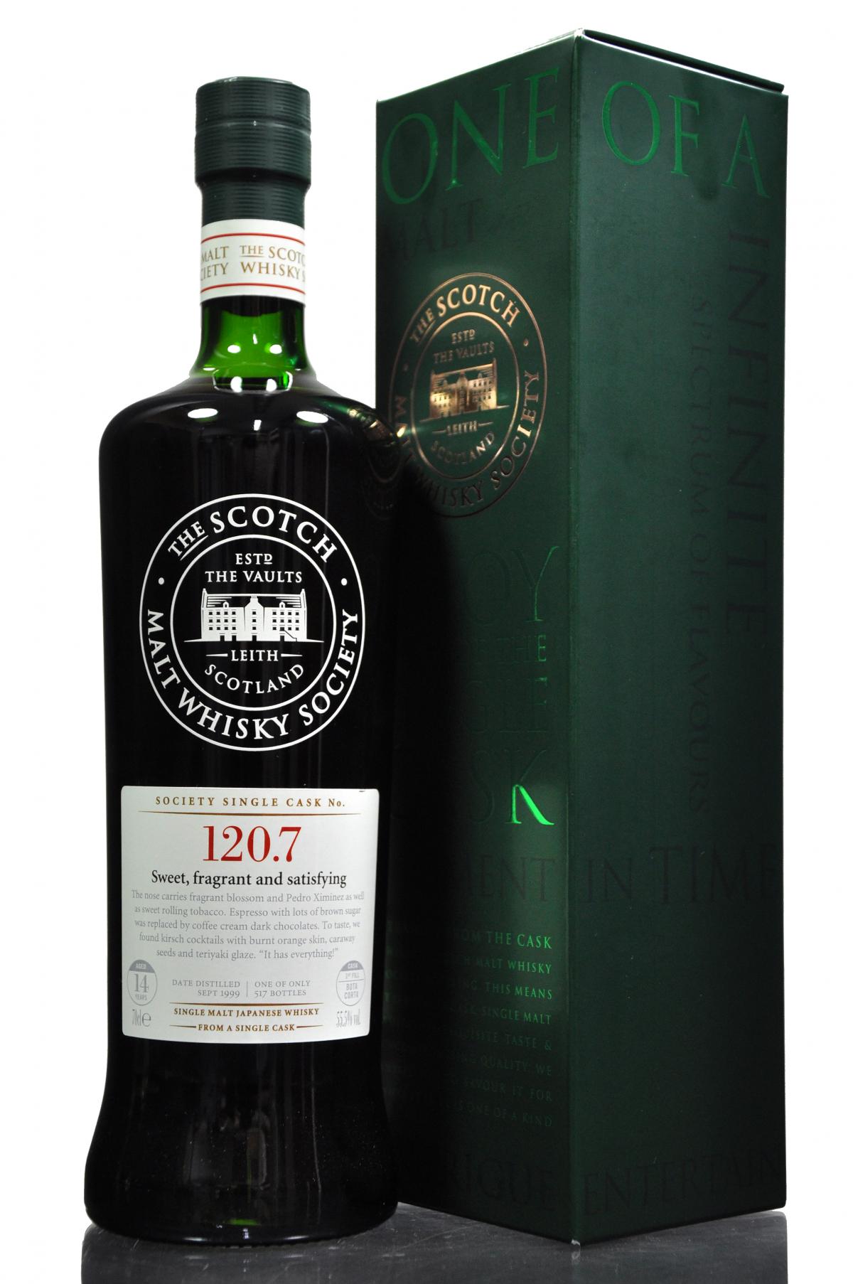 Hakushu 1999 - 14 Year Old - SMWS 120.7