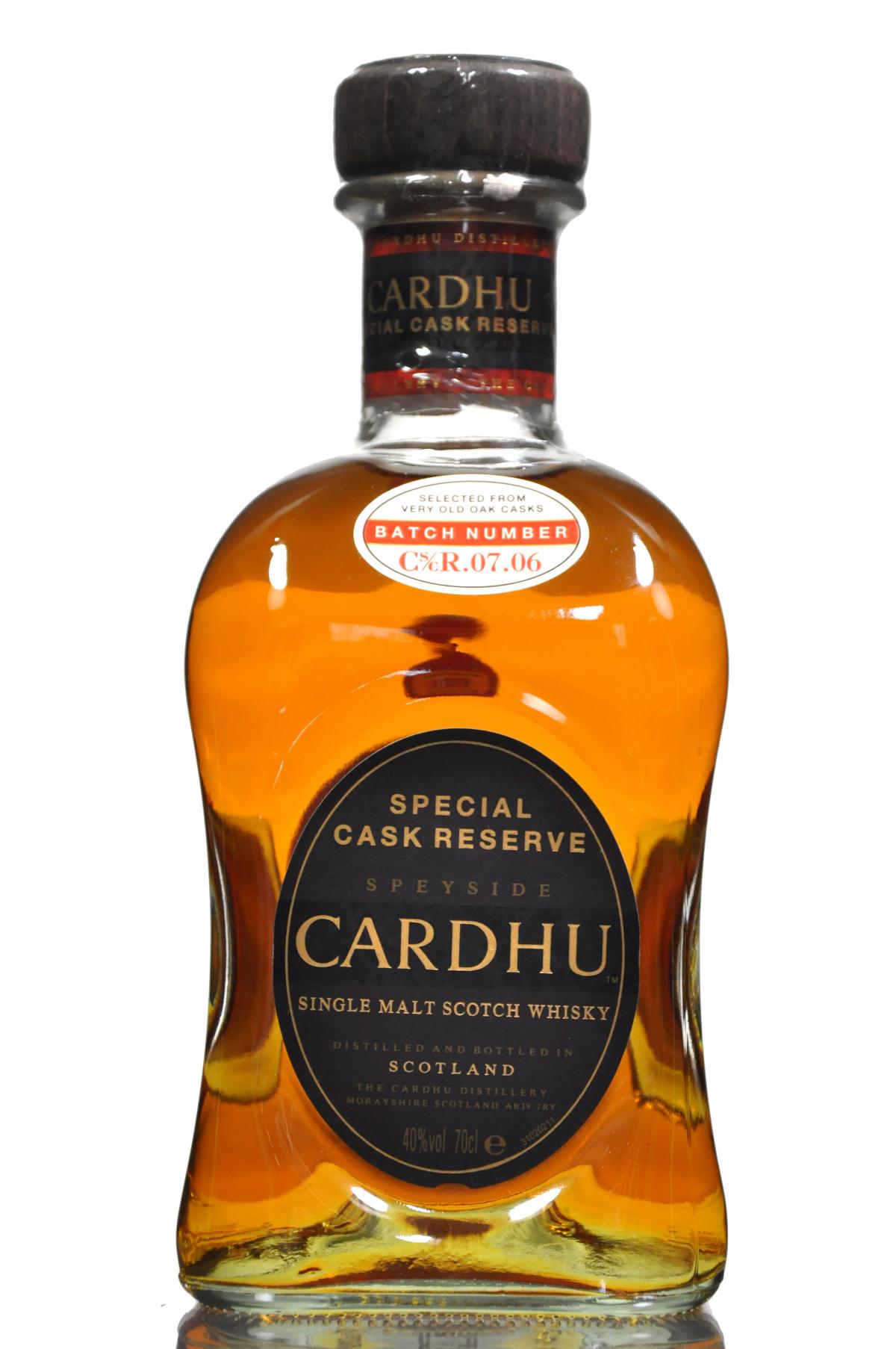 Cardhu Special Cask Reserve