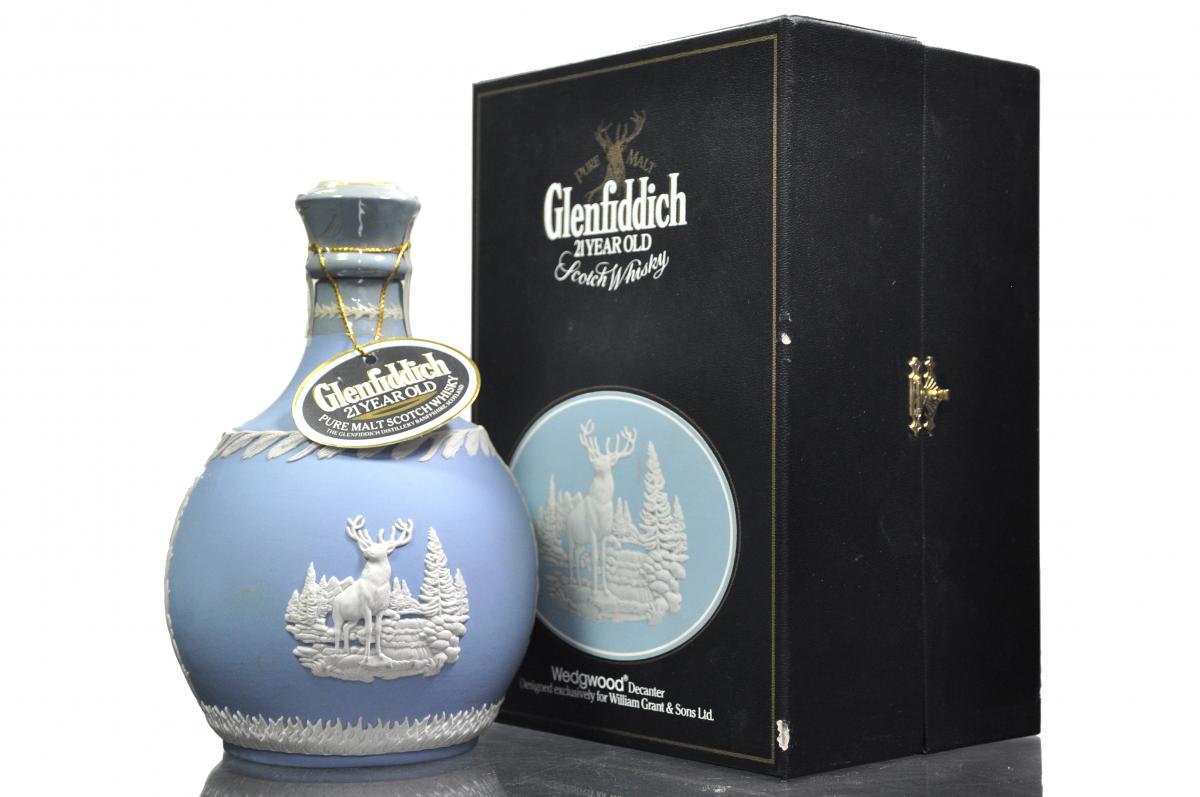 Glenfiddich 21 Year Old - Centenary Wedgwood Decanter 1987