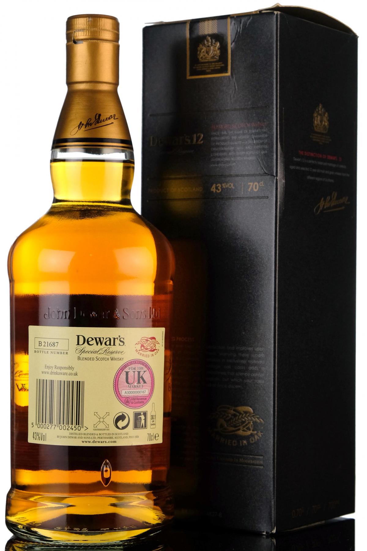 Dewars 12 Year Old